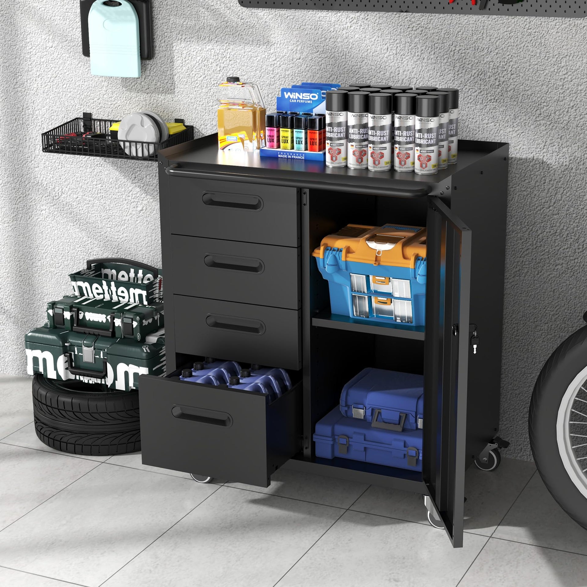 Metal Storage Cabinet for Garage
