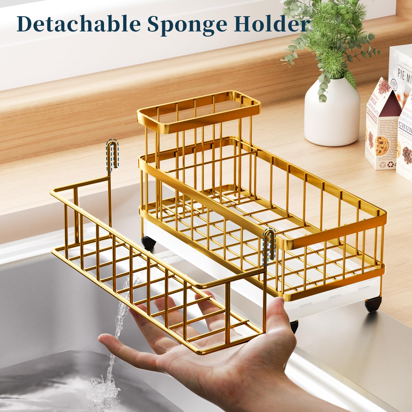 Sponge Holder for Kitchen Sink