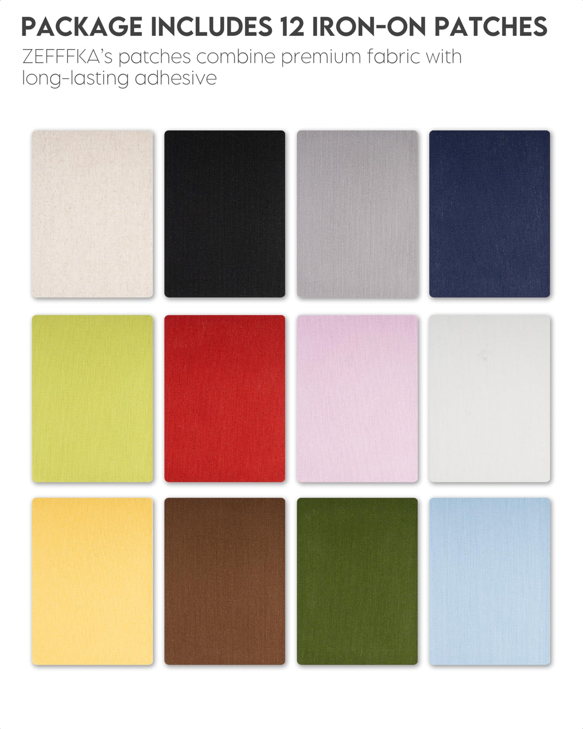 12 Pack Linen Iron (12 Count)