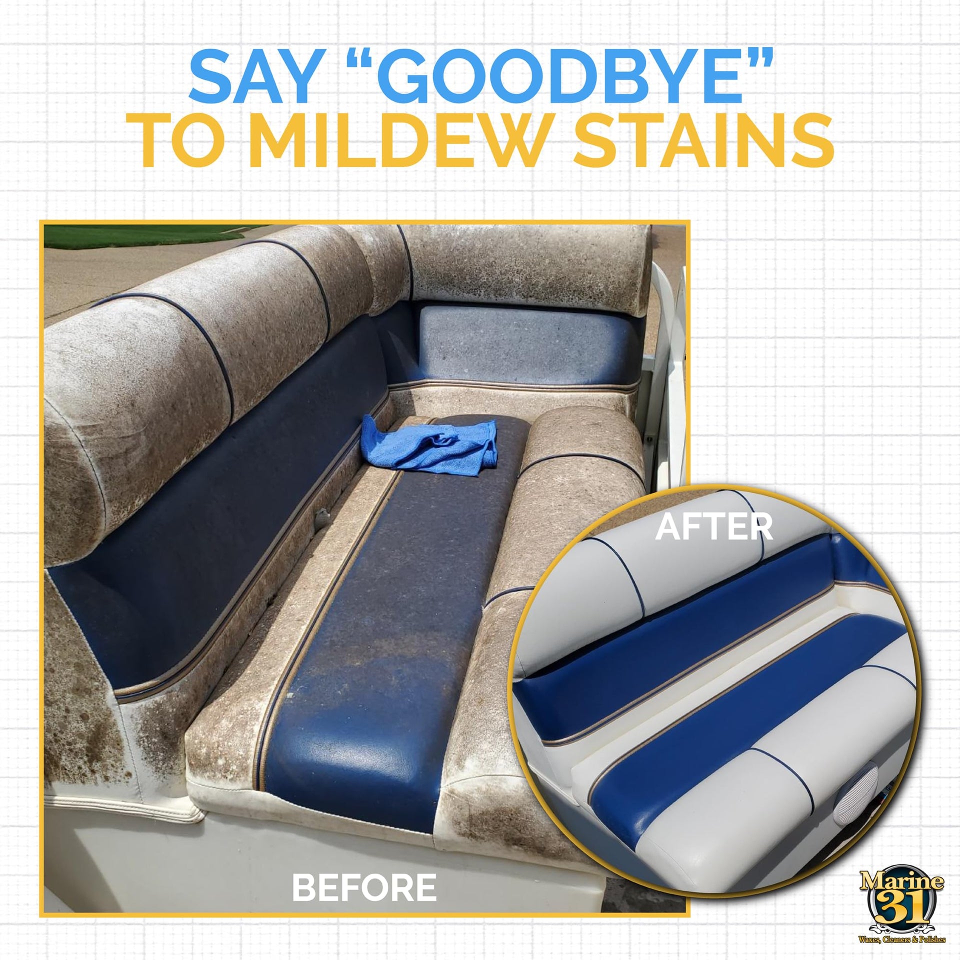 Mildew Stain Remover & Cleaner (40 Fl Oz) - ModHome Supplies