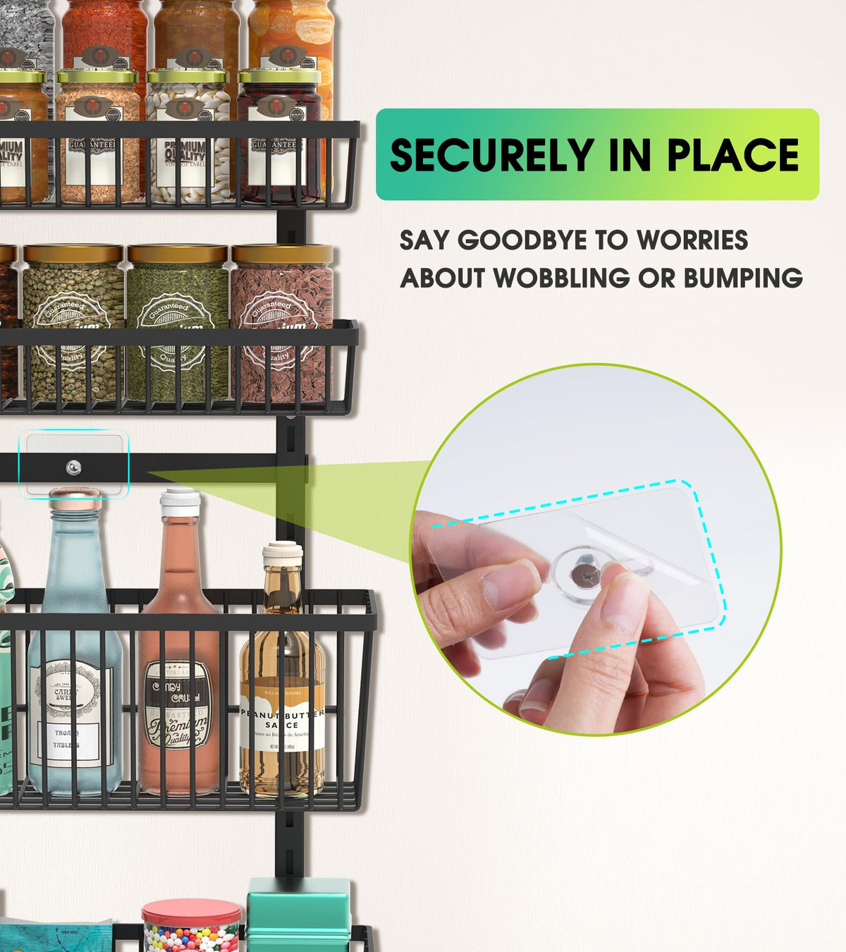 9 Tier Over The Door Pantry Organizer