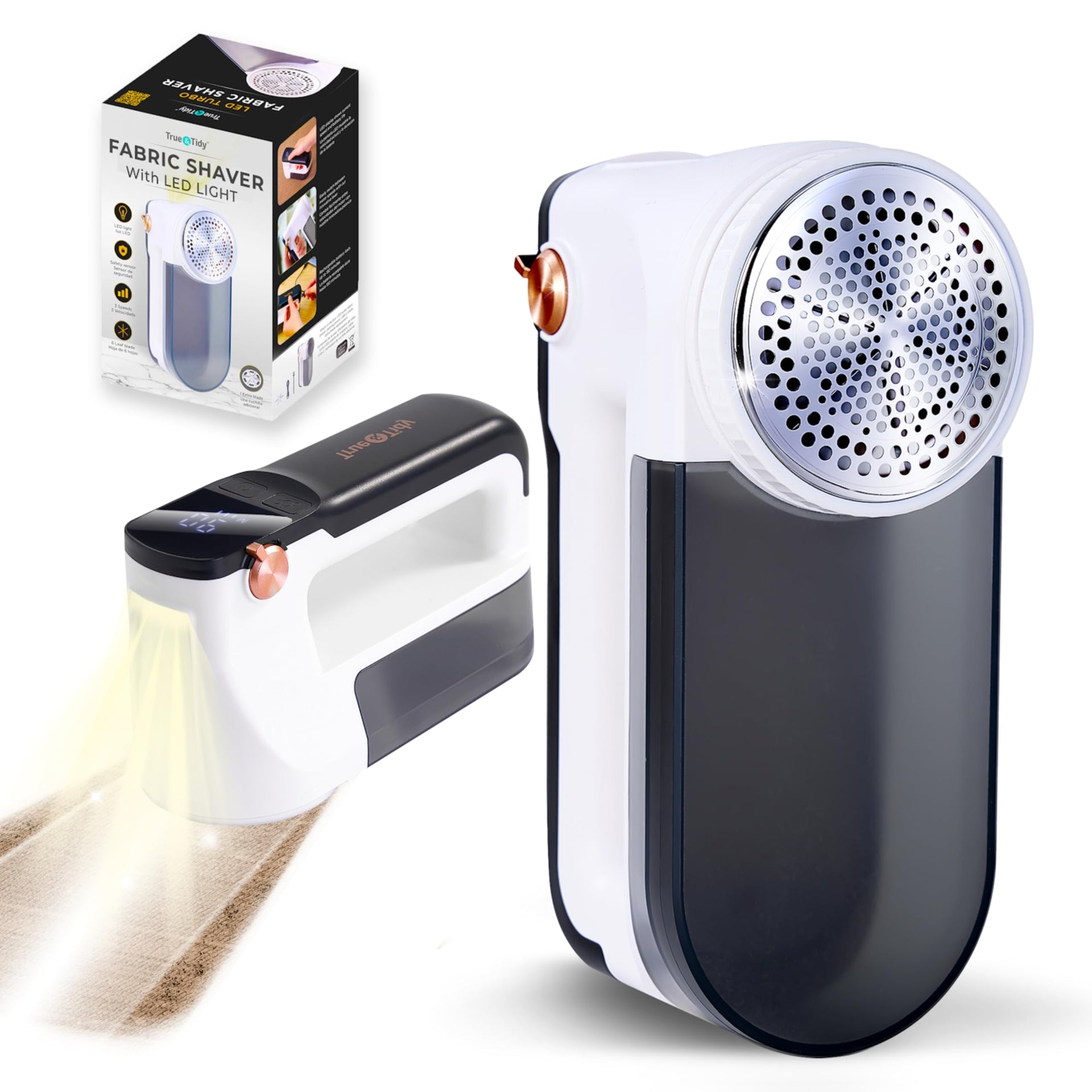 XL Rechargeable Fabric Shaver & Fuzz Remover w