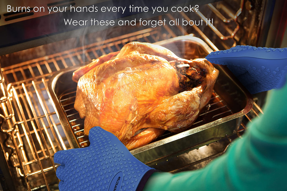 S Silicone Smoker BBQ Gloves (2 Count)