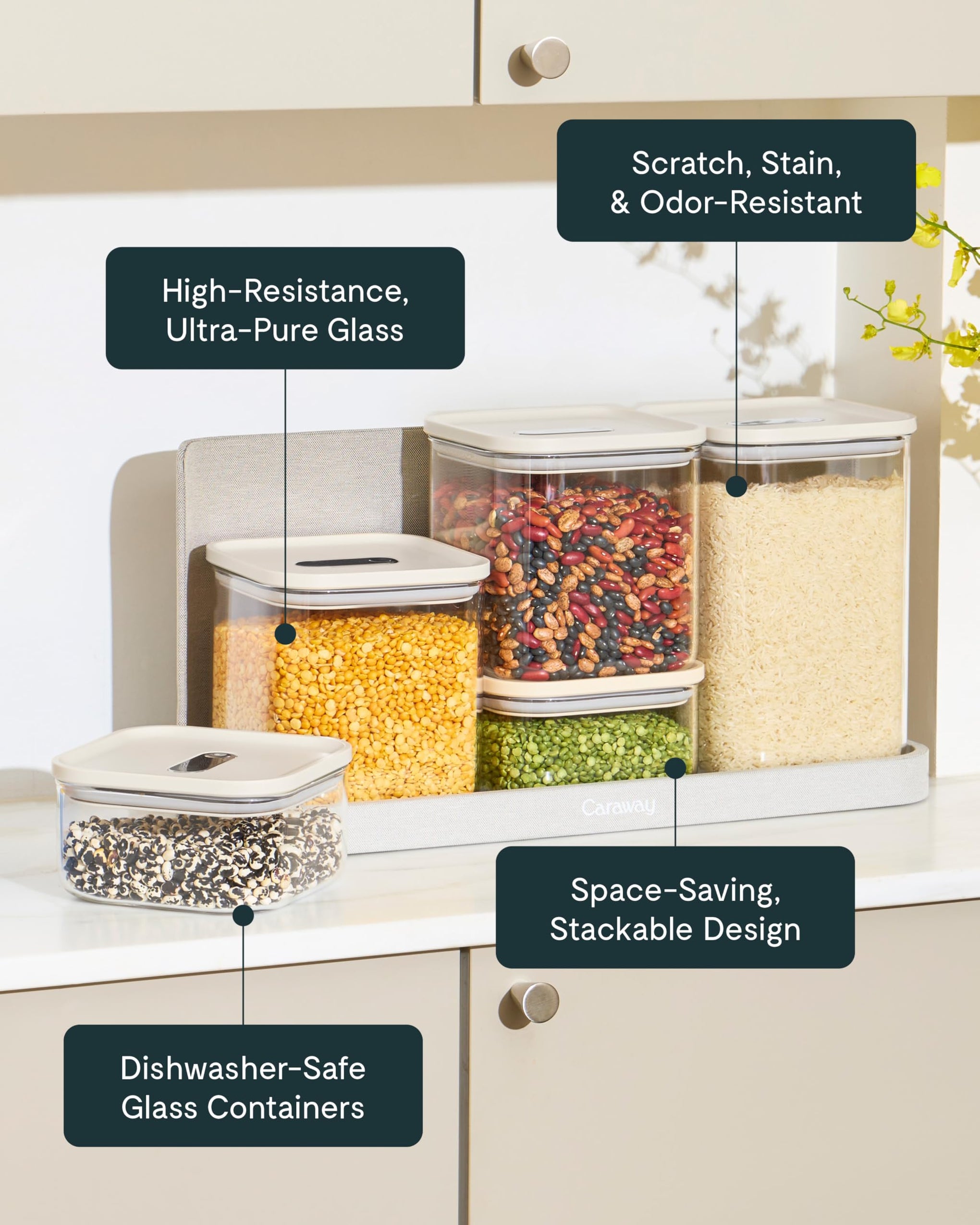 13 Piece Glass Airtight Food Storage Containers with Lids (13 Count)