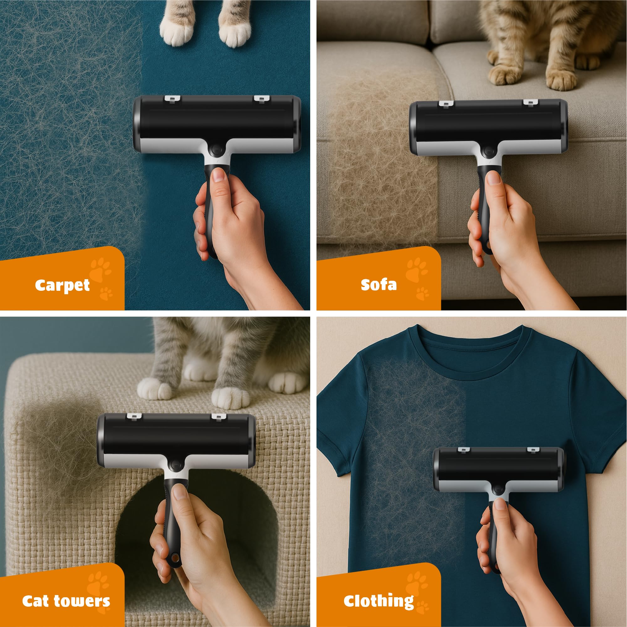 Pet Hair Remover and Reusable Lint Roller
