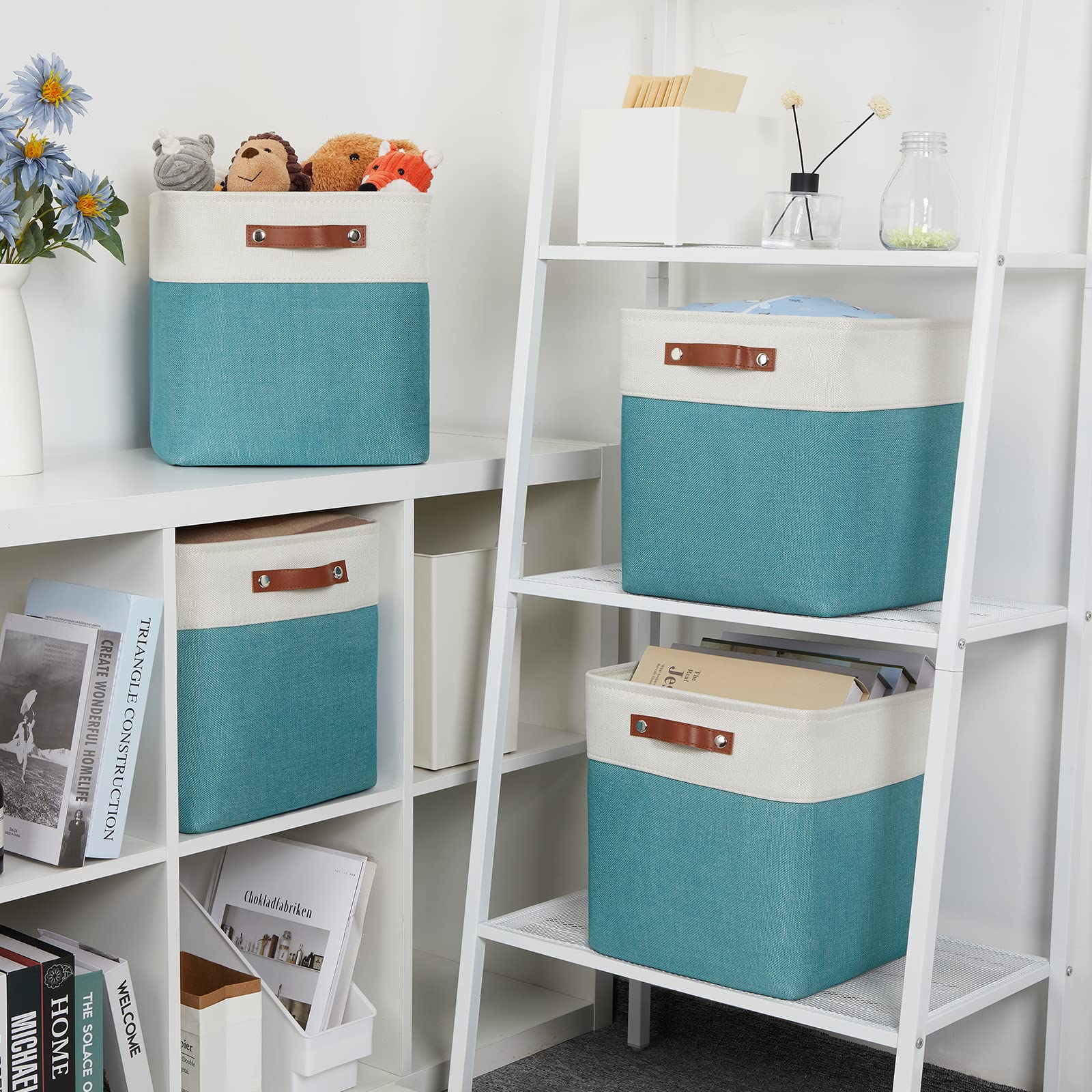 Square Storage Cubes Baskets for Gifts Empty (4 Count)