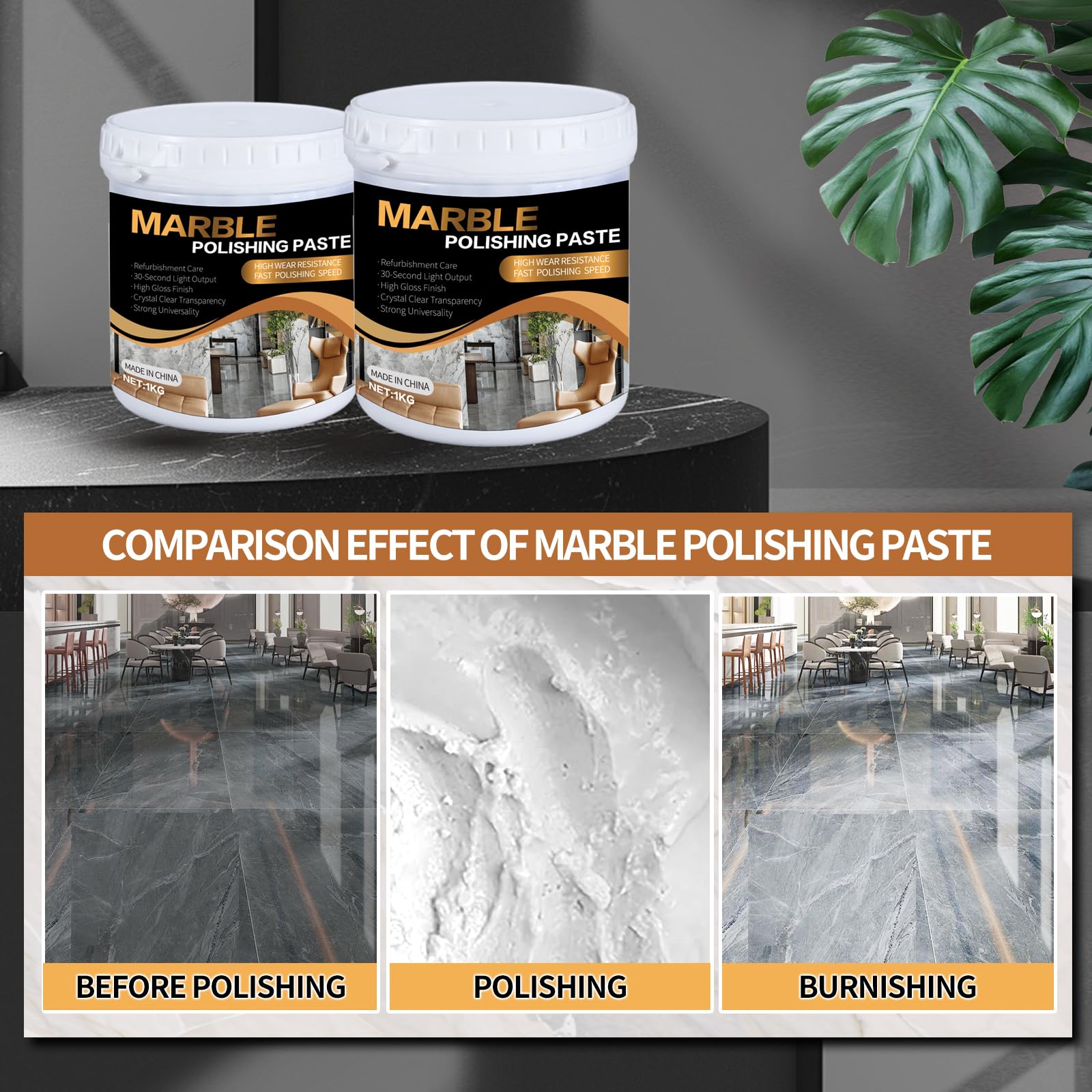 Marble Polishing Paste Kit (35.2 Ounce)