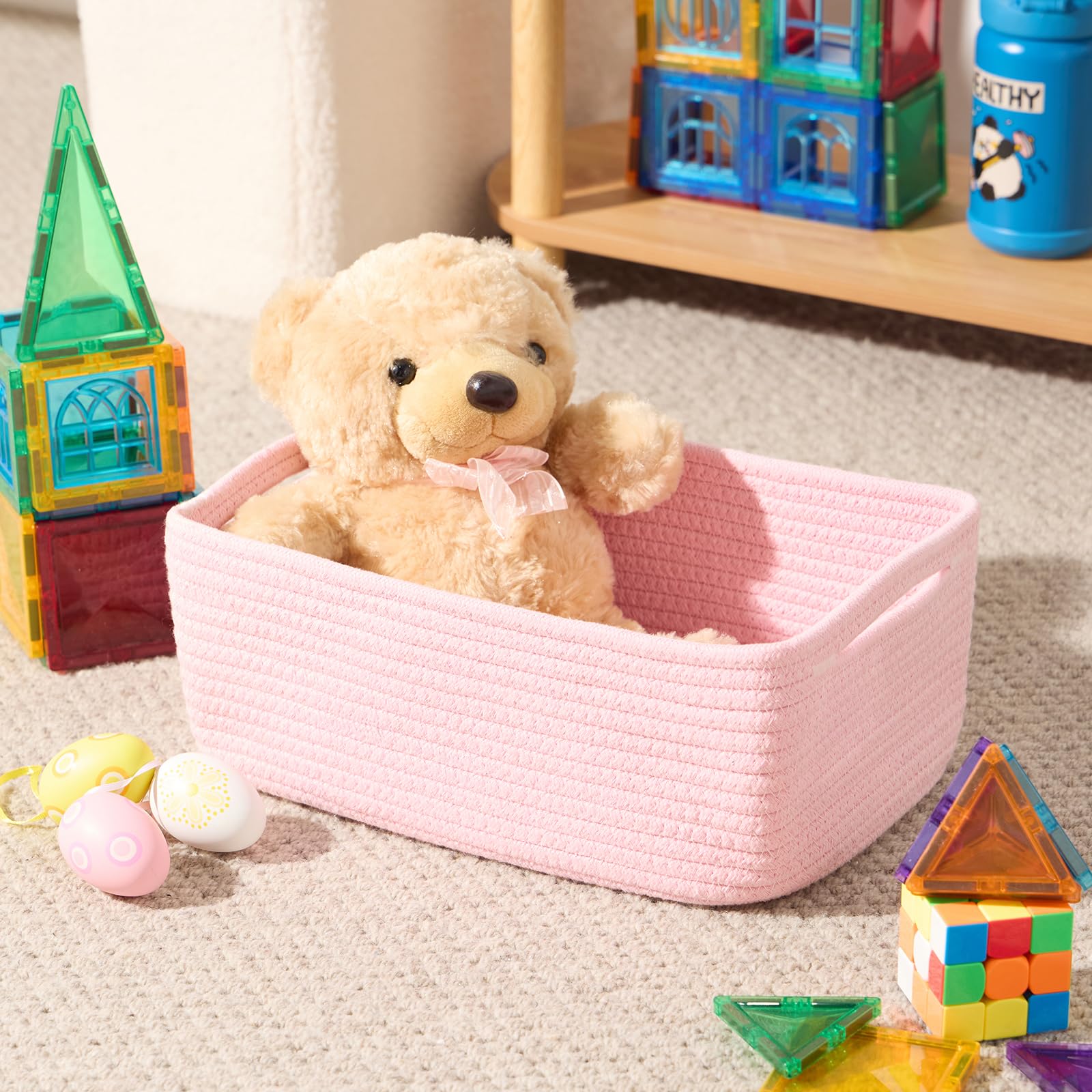 Small Storage Baskets for Organizing (3 Count)