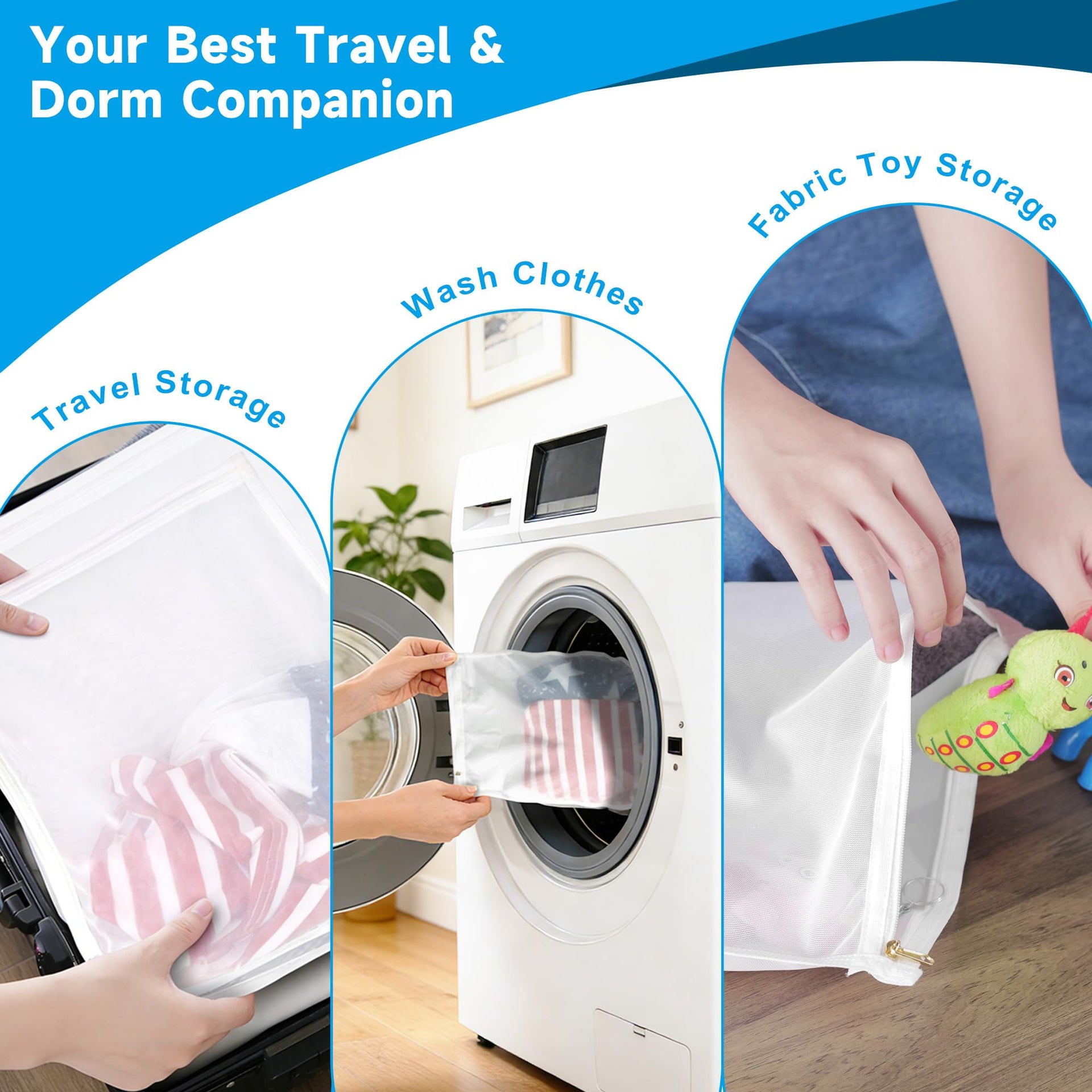 4 Pack Delicates Laundry Bags