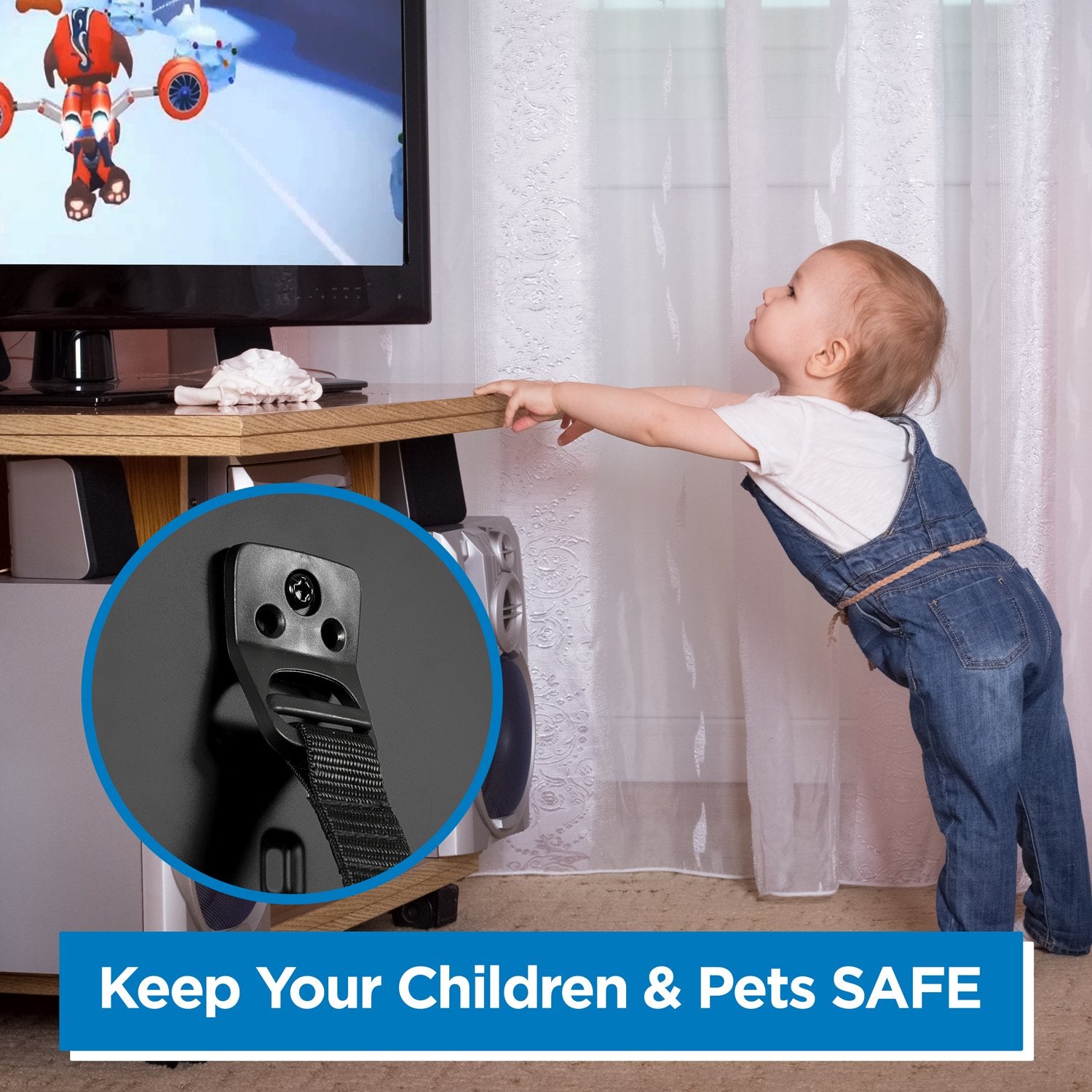 Safety Straps for TV (2 Count)