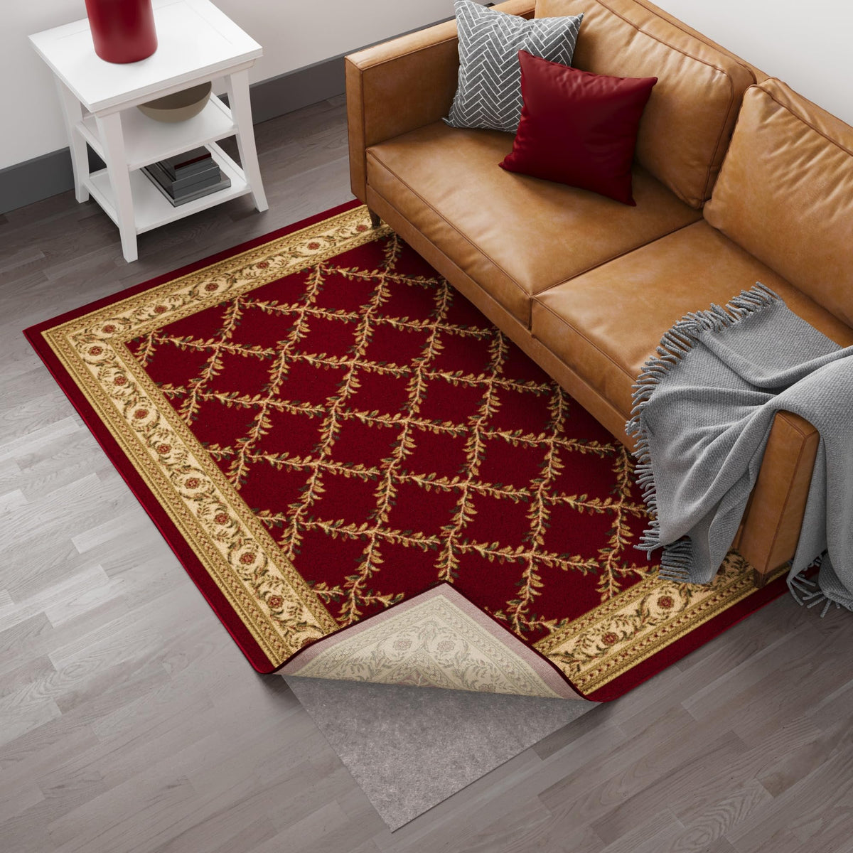 8' x 9' Non Slip Rug Pad Gripper 1