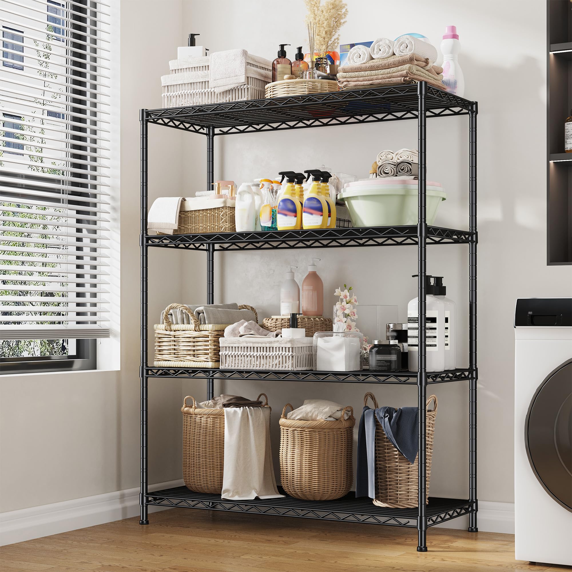 Heavy Duty 4 Tier 620LBS Storage Rack