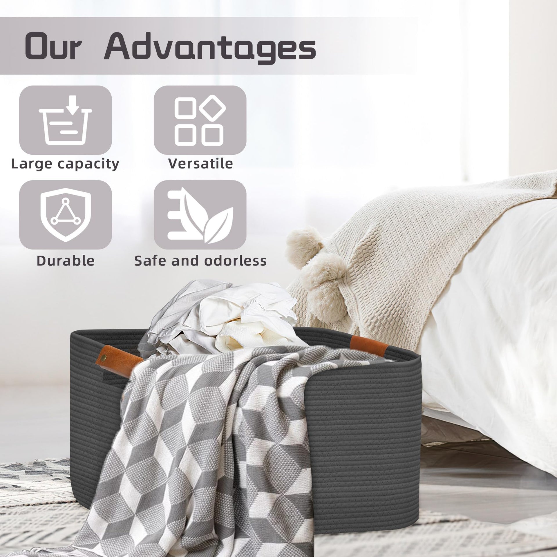Large Collapsible Laundry Basket
