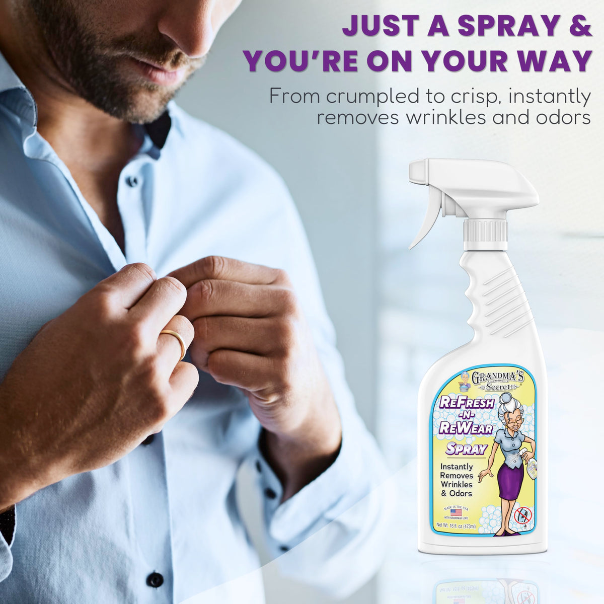 Refresh N ReWear Spray (32 Fl Oz)