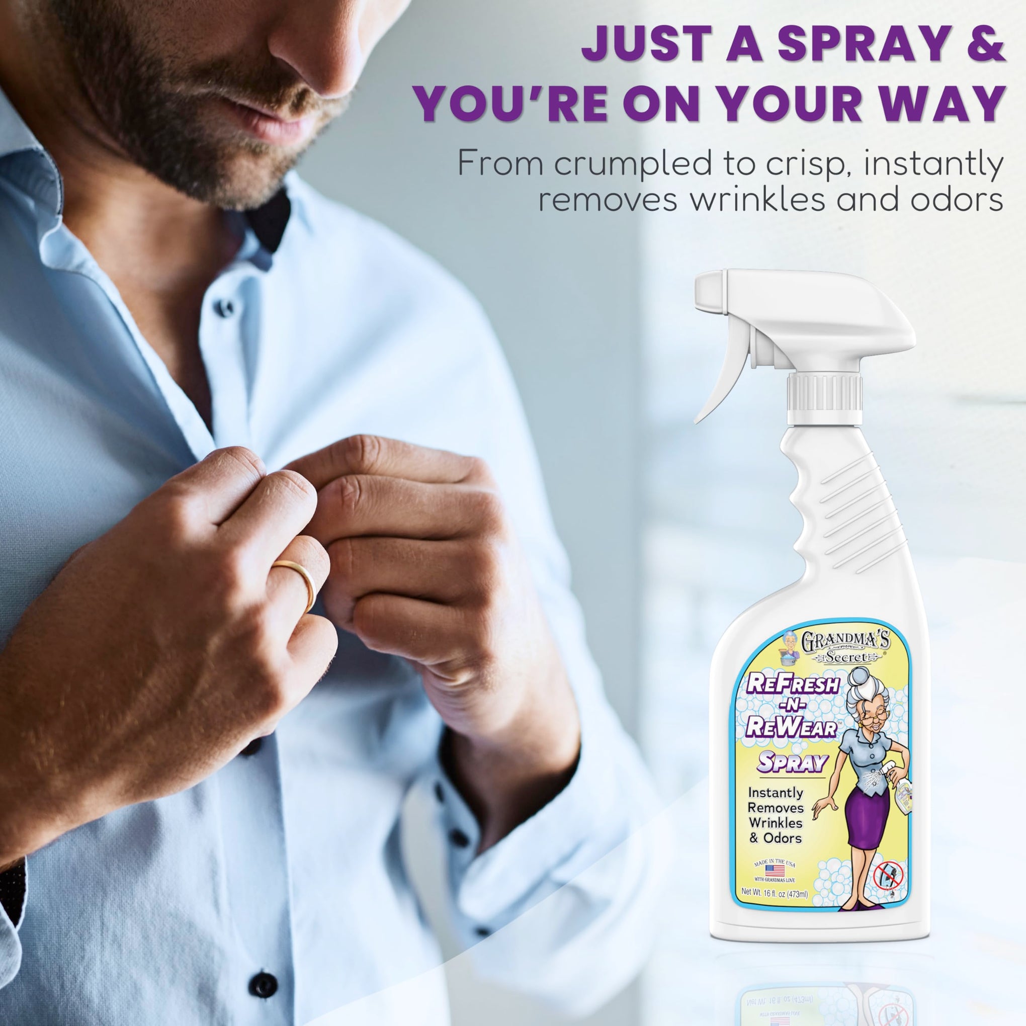 Refresh N ReWear Spray (32 Fl Oz)