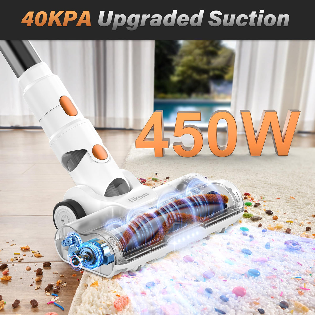 V500 Cordless Vacuum Cleaner for Home