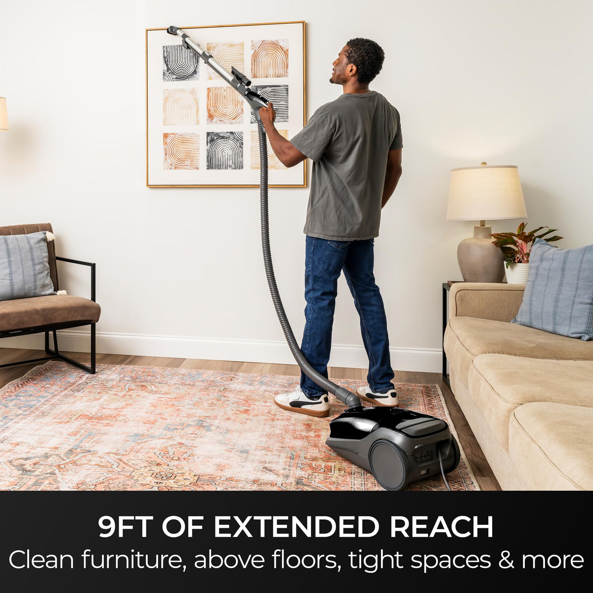 400 Series Bagged Canister Vacuum with Hair Eliminator Brushroll