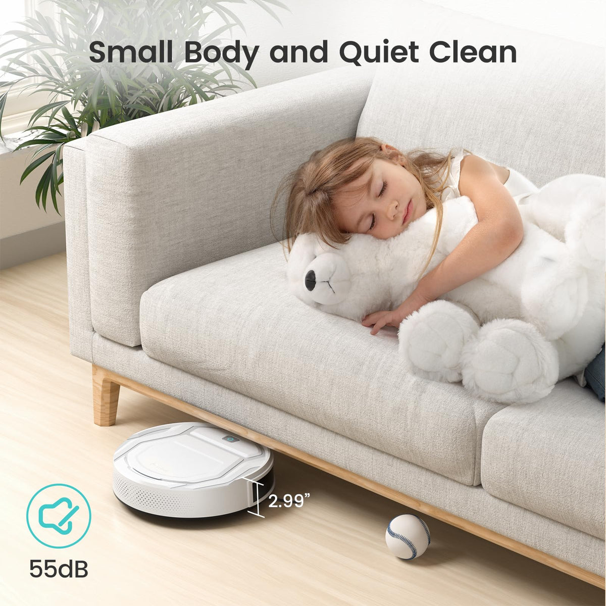M210 Pro Robot Vacuum with 2200 Pa Powerful Suction