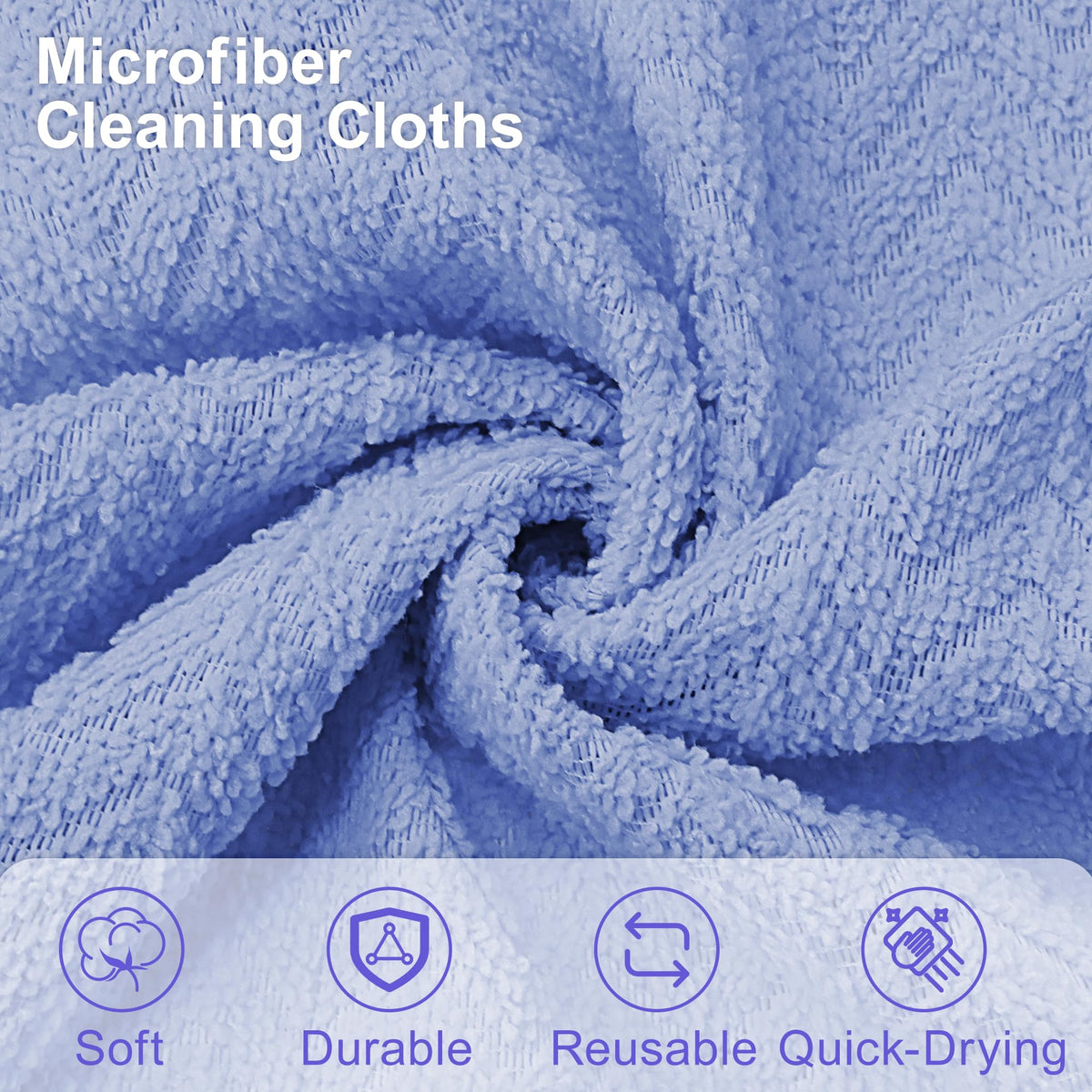 Microfiber Cleaning Cloth Roll (80 Count)