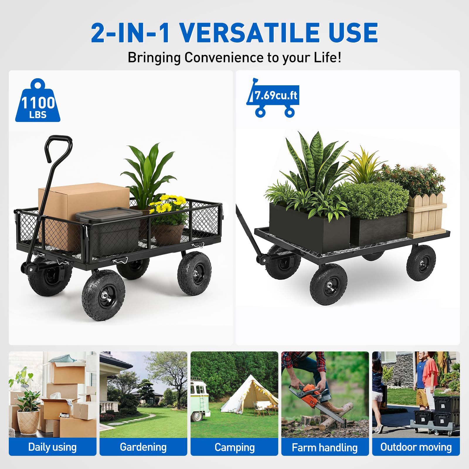 Steel Garden Carts