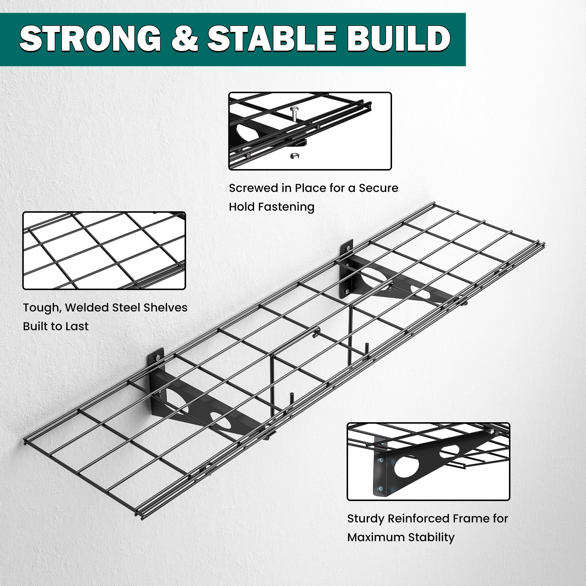 Garage Wall Shelves (2 Count)
