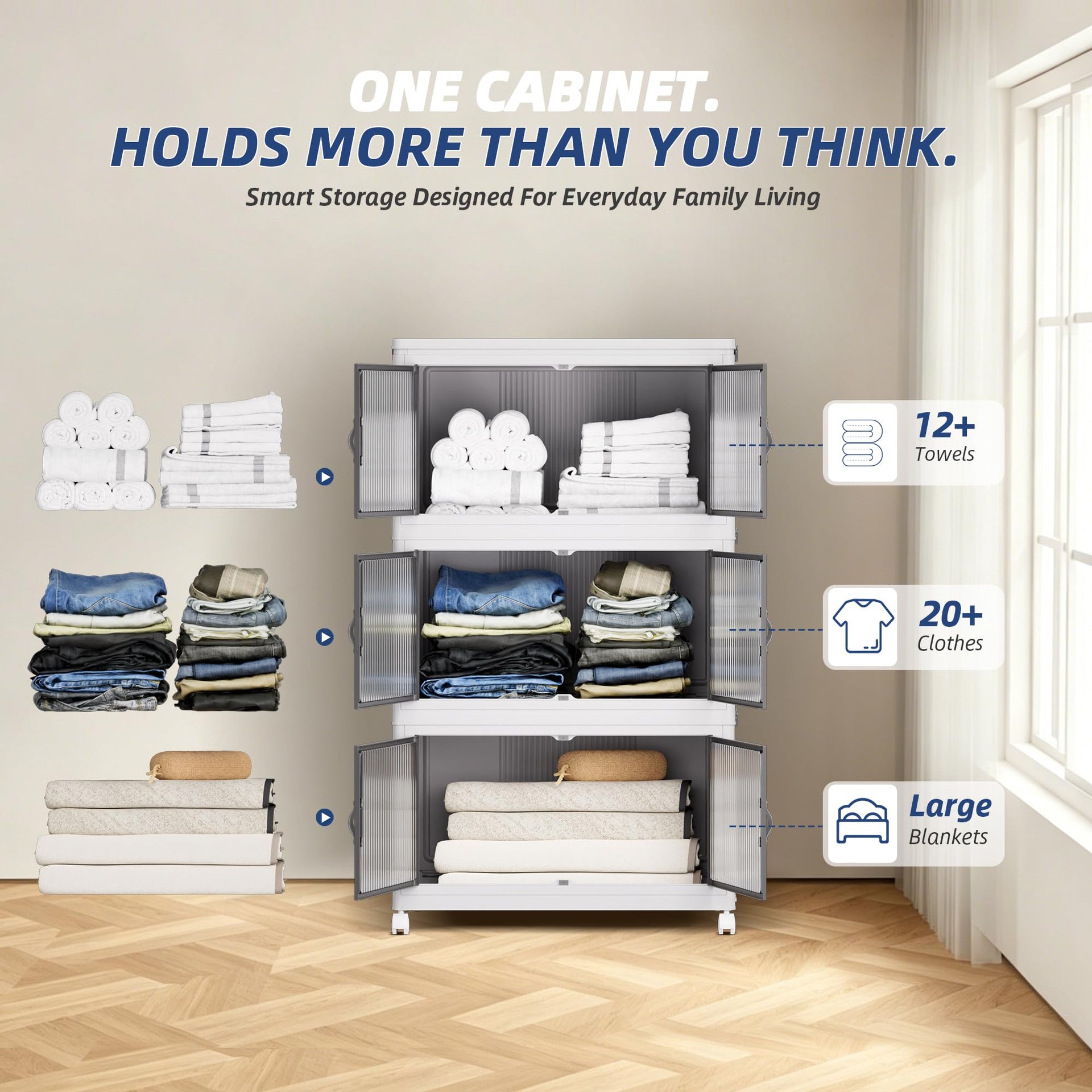 348Qt Stackable Storage Bins