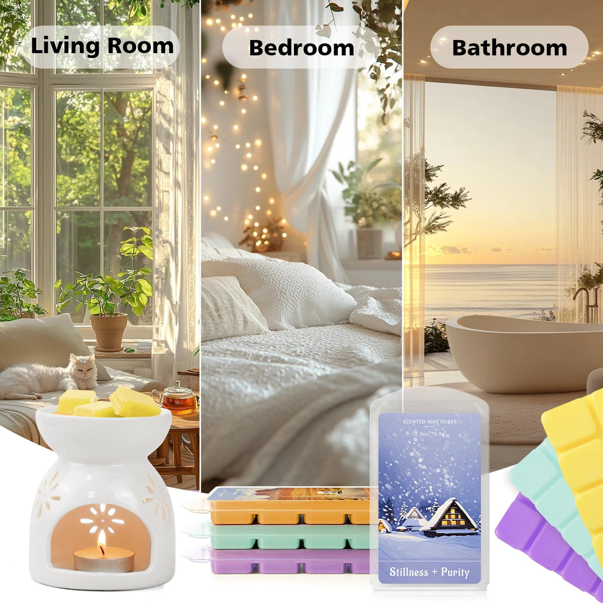 Wax Melts Wax Cubes Strong Scent for Healing