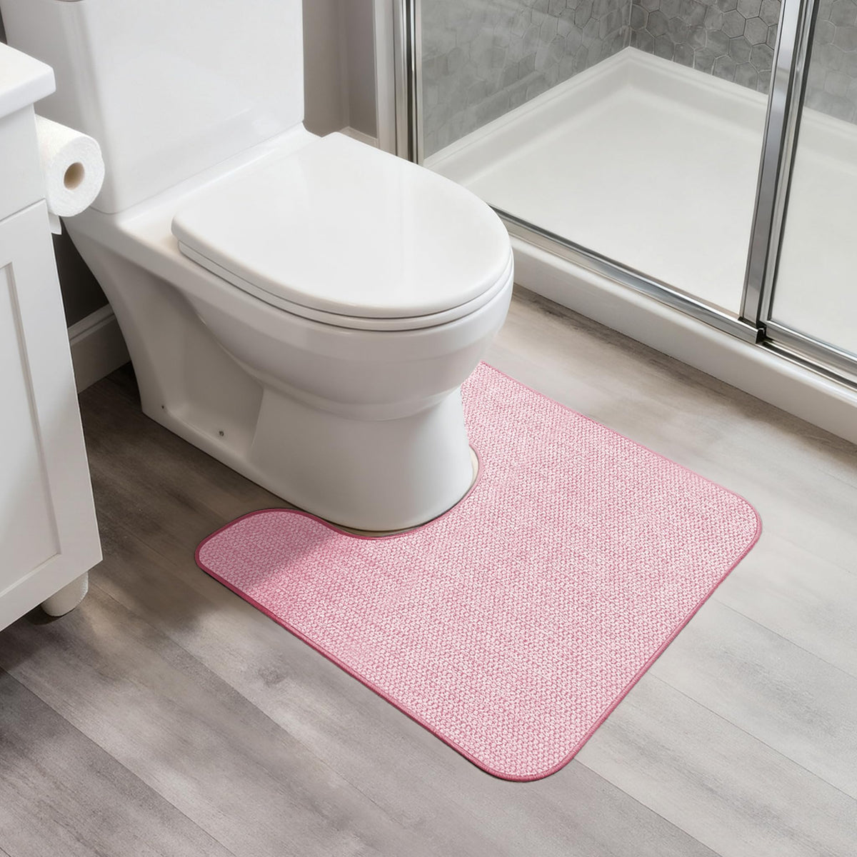 Toilet Rugs U Shaped Bathroom Rug (4.8 Sq Ft)