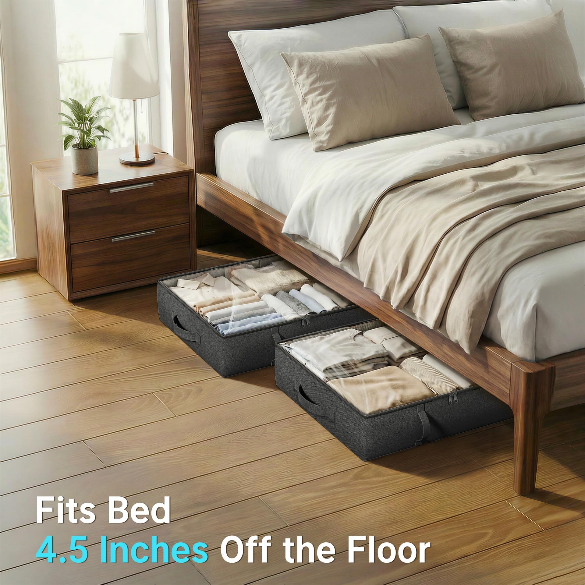 2 Pack Under Bed Storage Containers (2 Count)