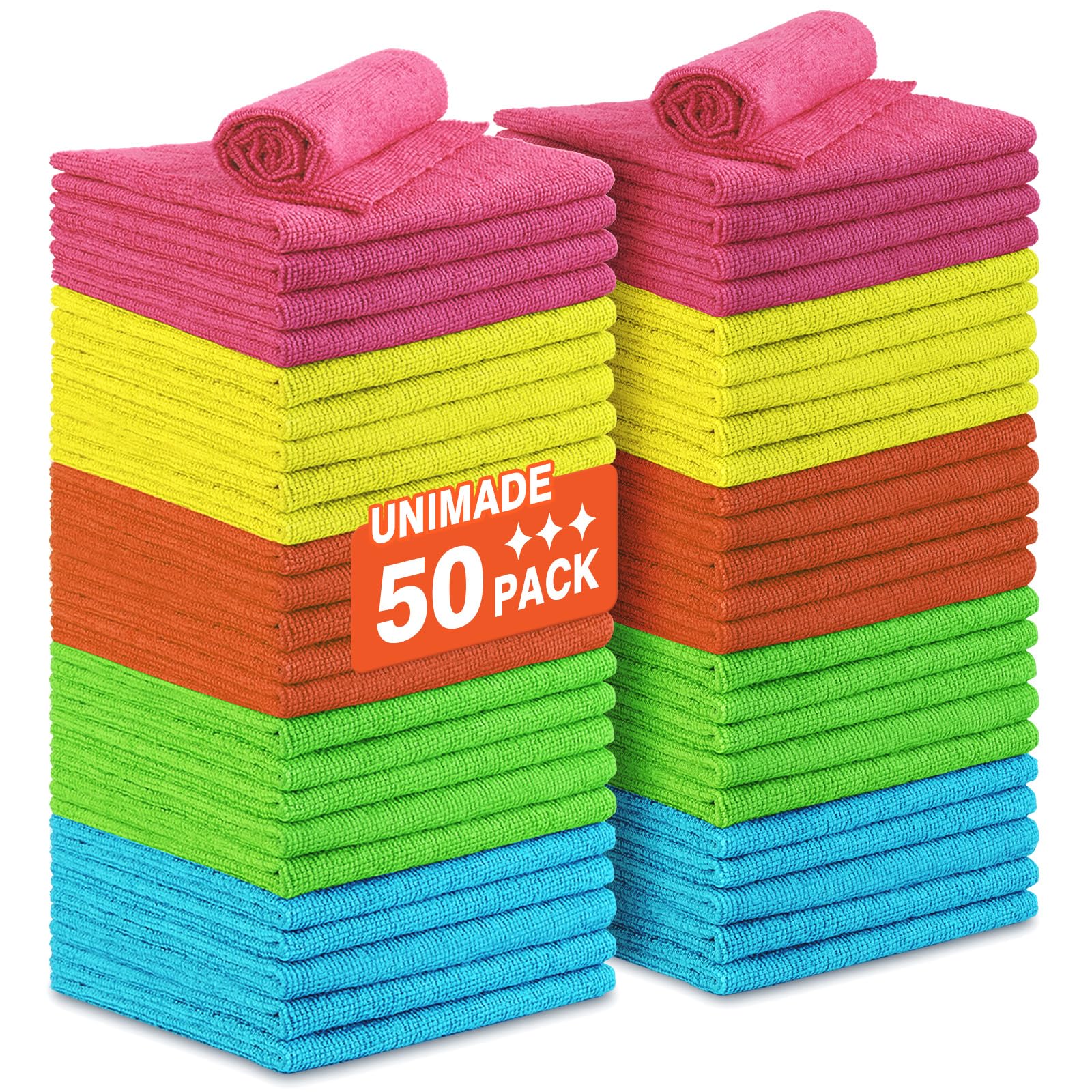 Microfiber Cleaning Cloth (50 Count)