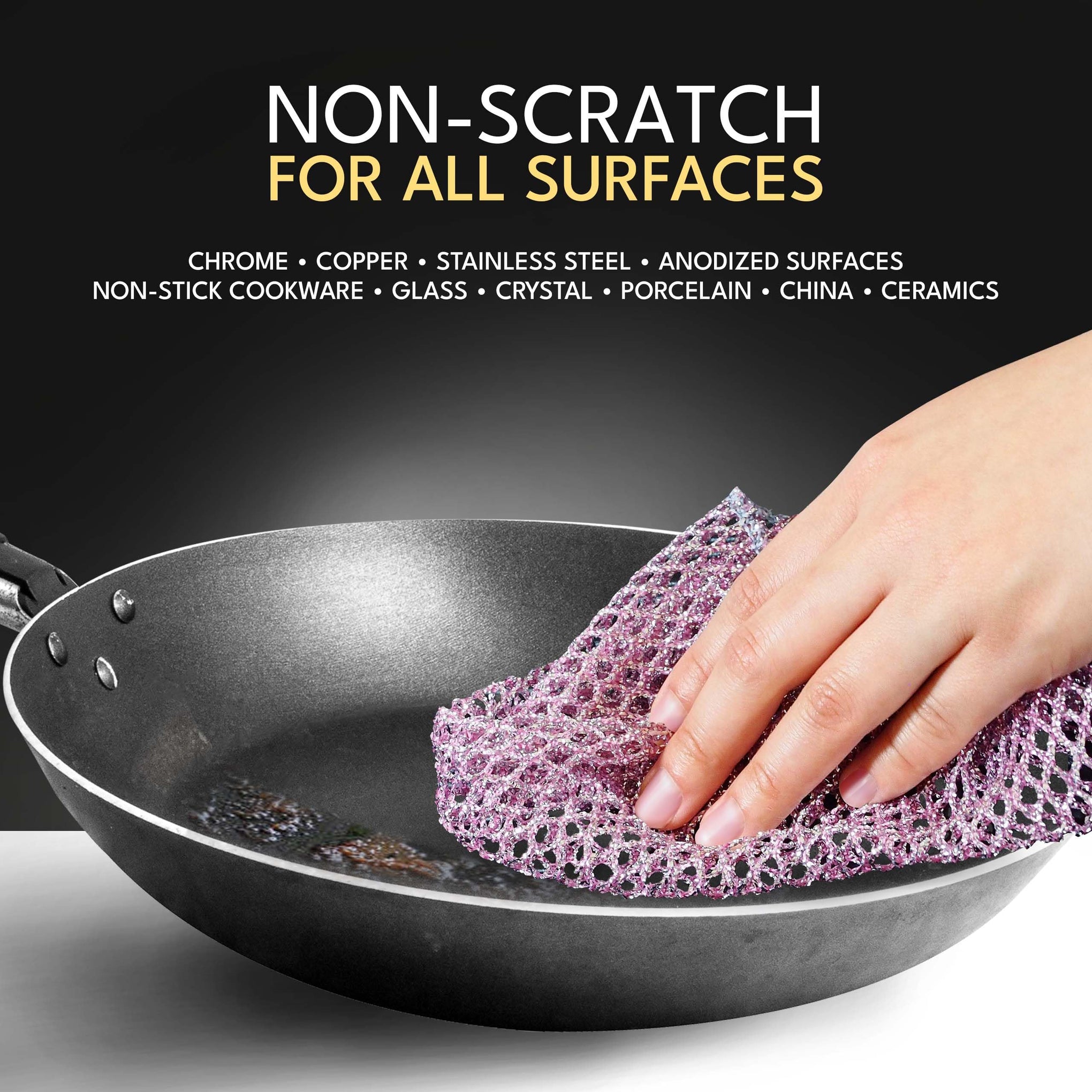 Non Scratch Dish Scrubbers (2 Count)