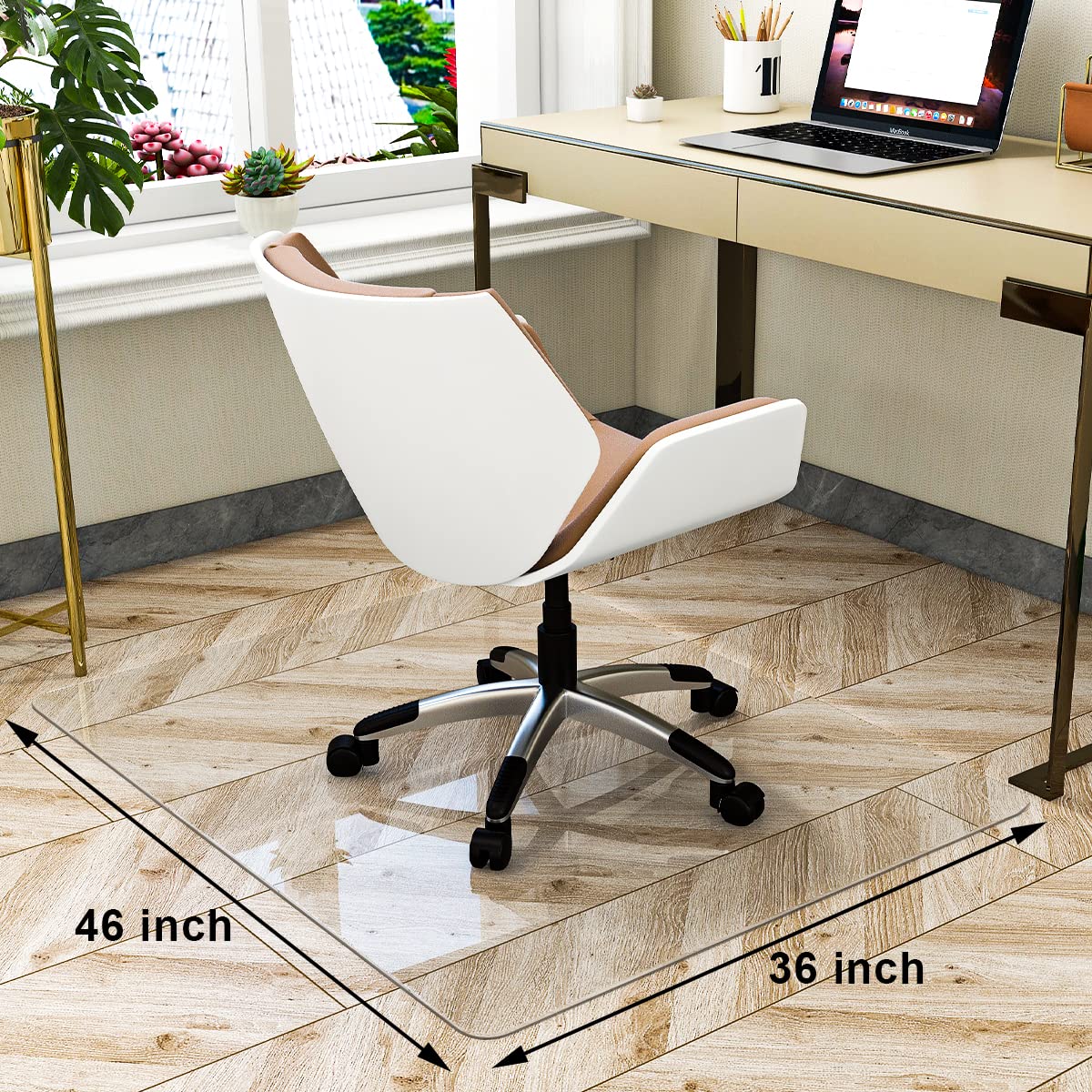 36" x 46" Office Chair Mat for Carpet