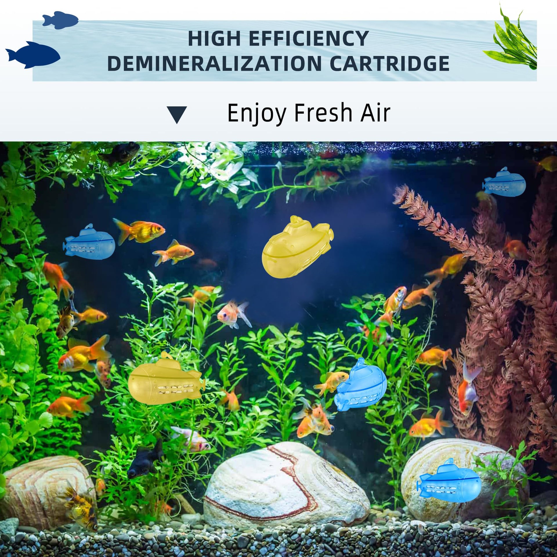Humidifier Tank Cleaner Adorable Submarine (18 Count)