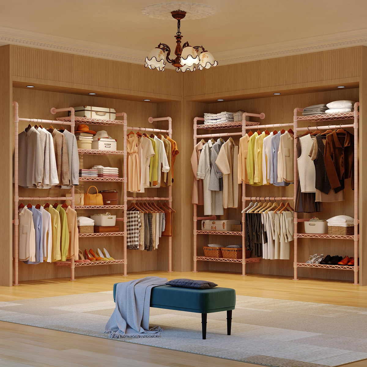 H3 Expandable Wall Mounted Closet System