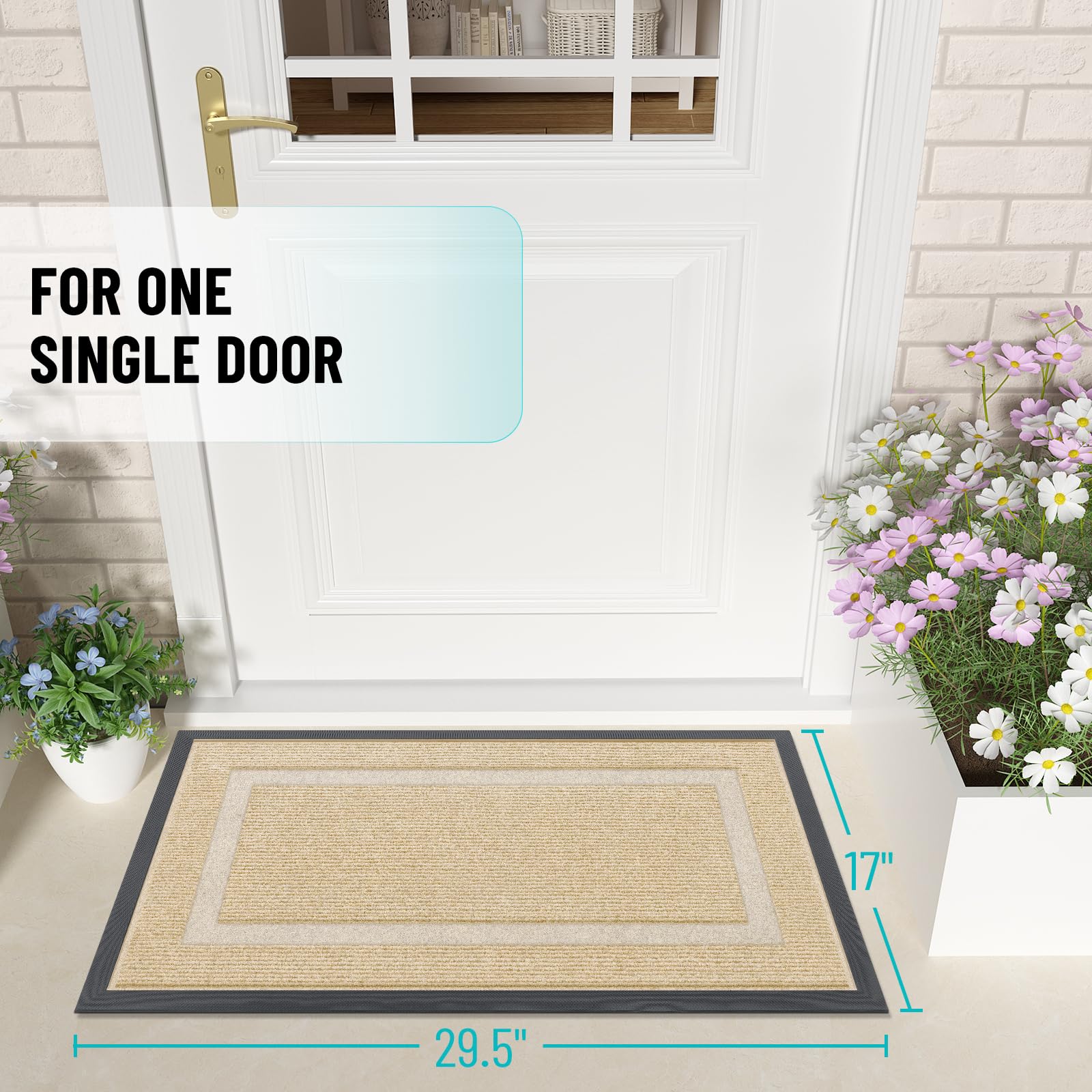 Front Door Mat Outside 29.5x17