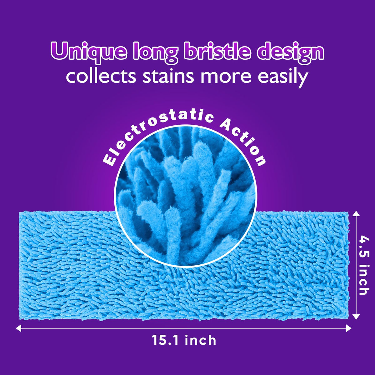 Reusable Mop Pads for Swiffer PowerMop (8 Count)