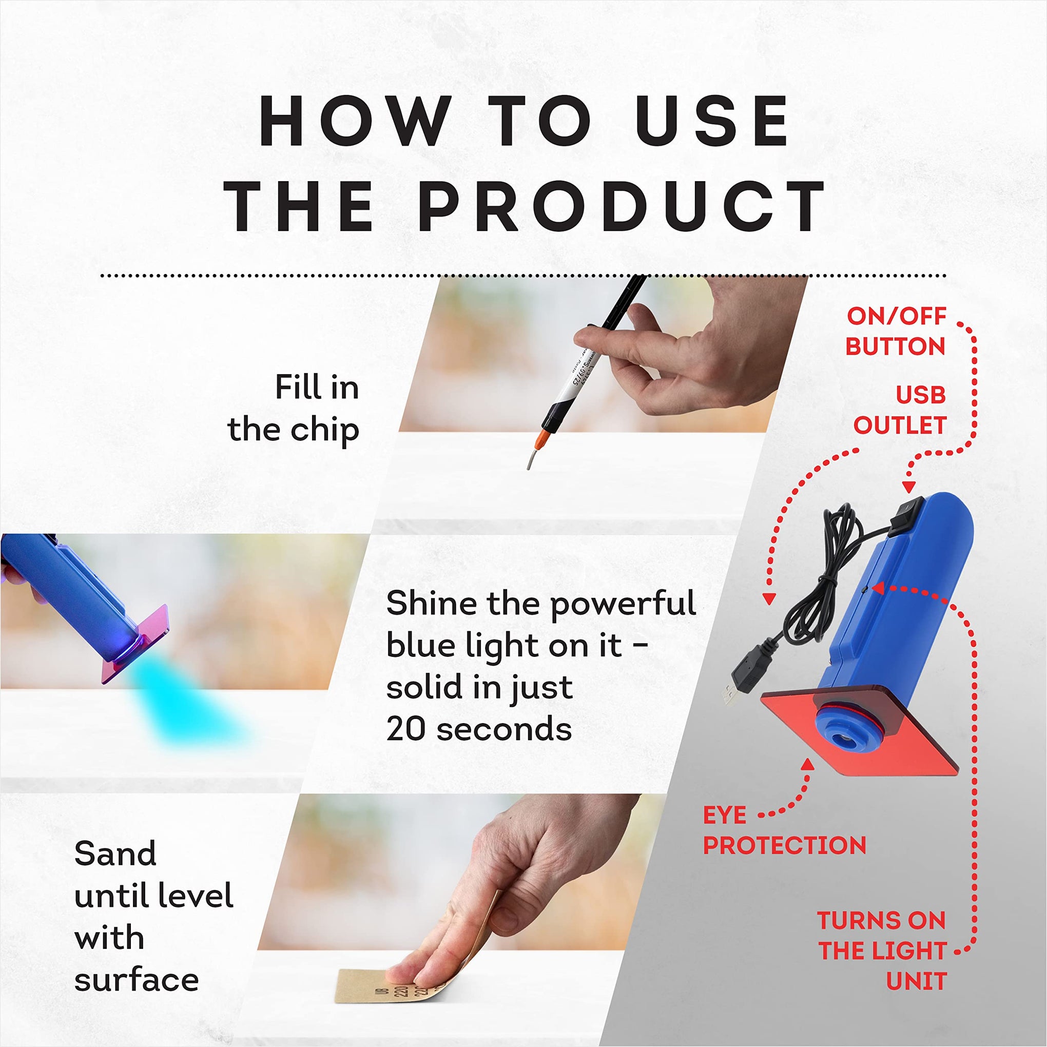 Tile Repair Kit by Stowsen