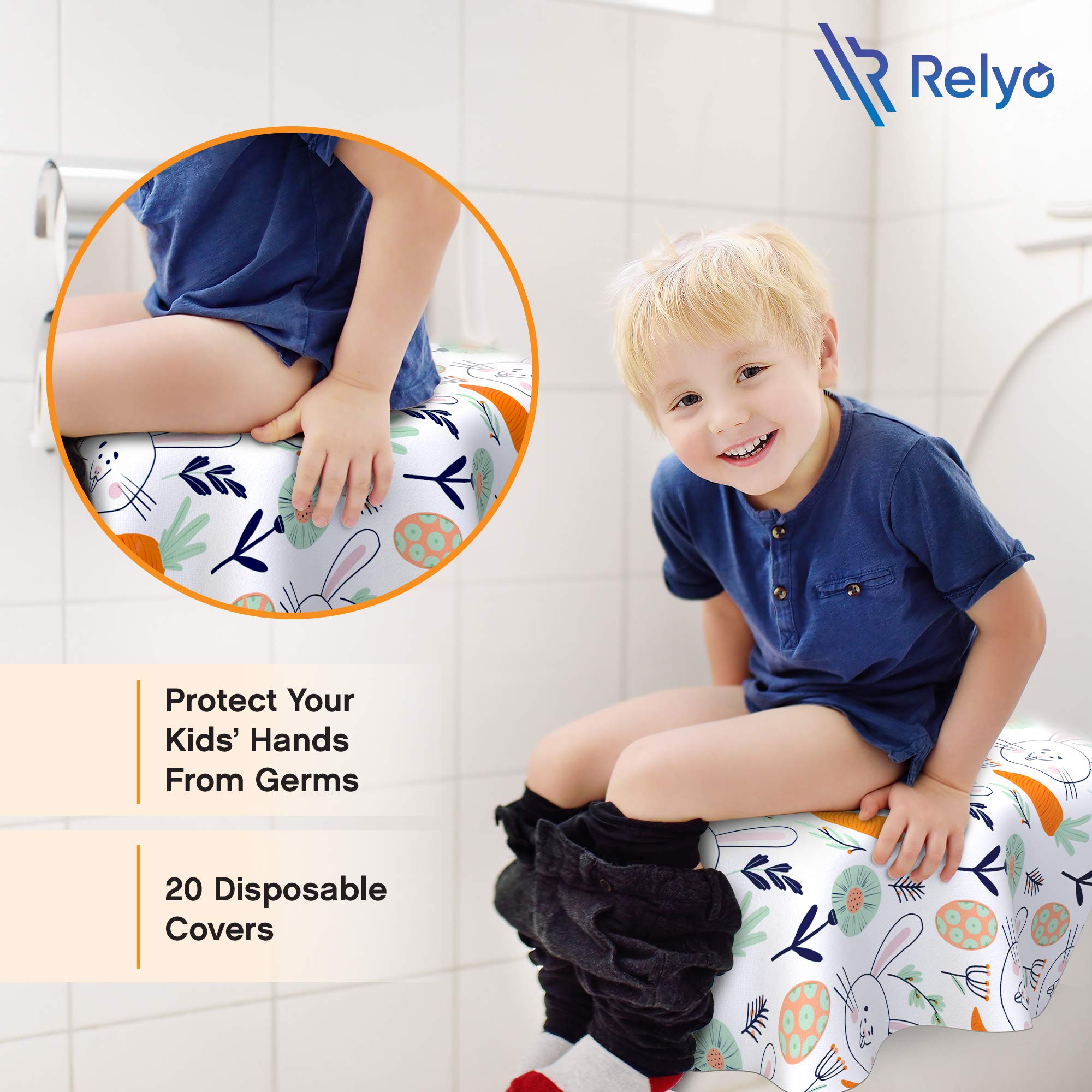 Disposable Toilet Seat Cover for Travel (20 Count)