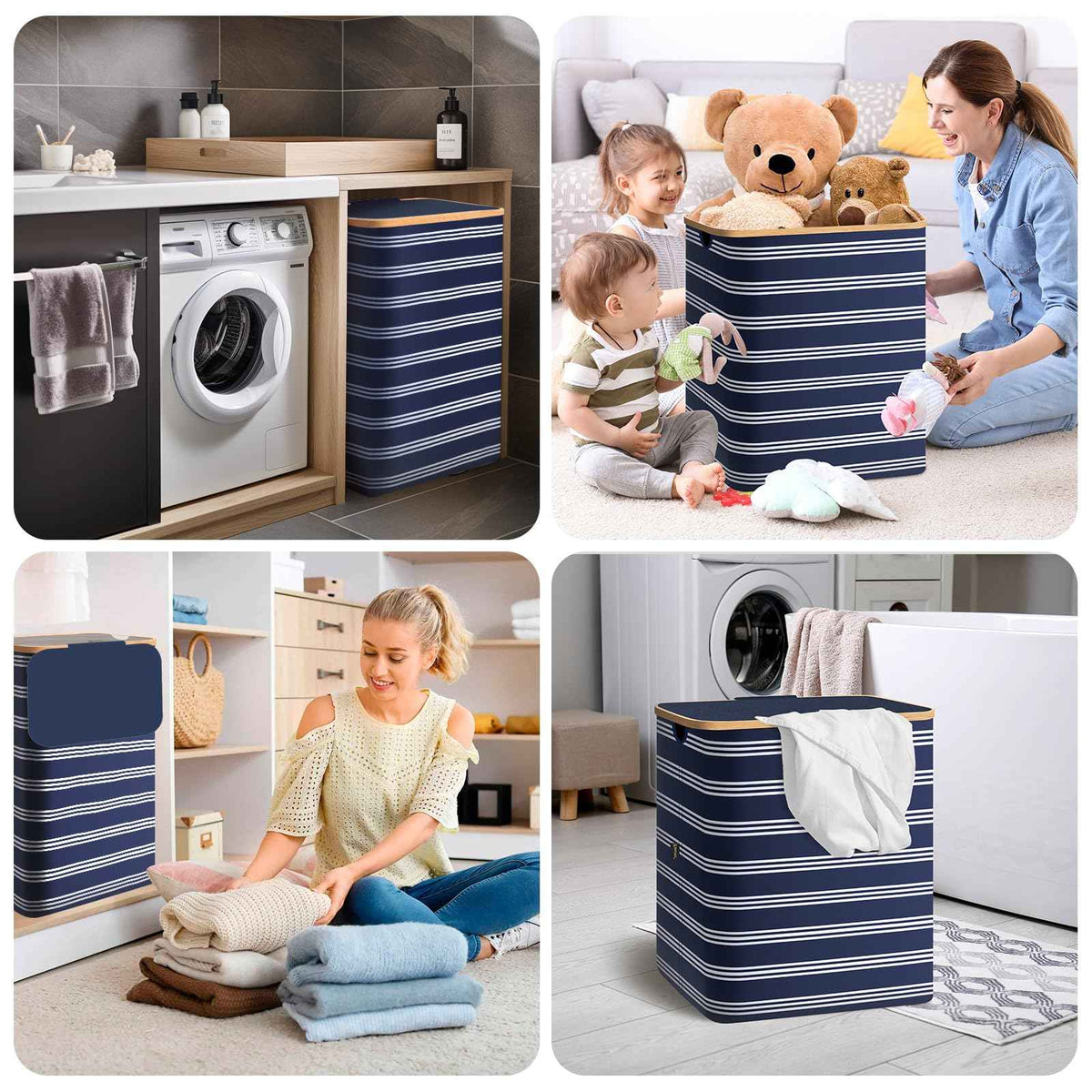 Laundry Hamper with Lid