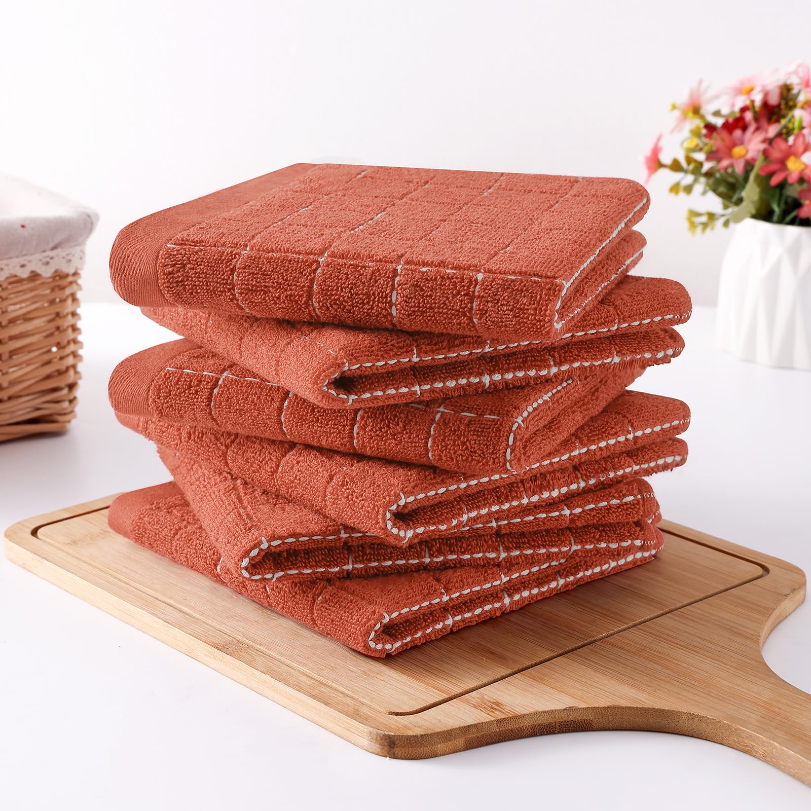 100% Cotton Terry Kitchen Towels (12 Count)