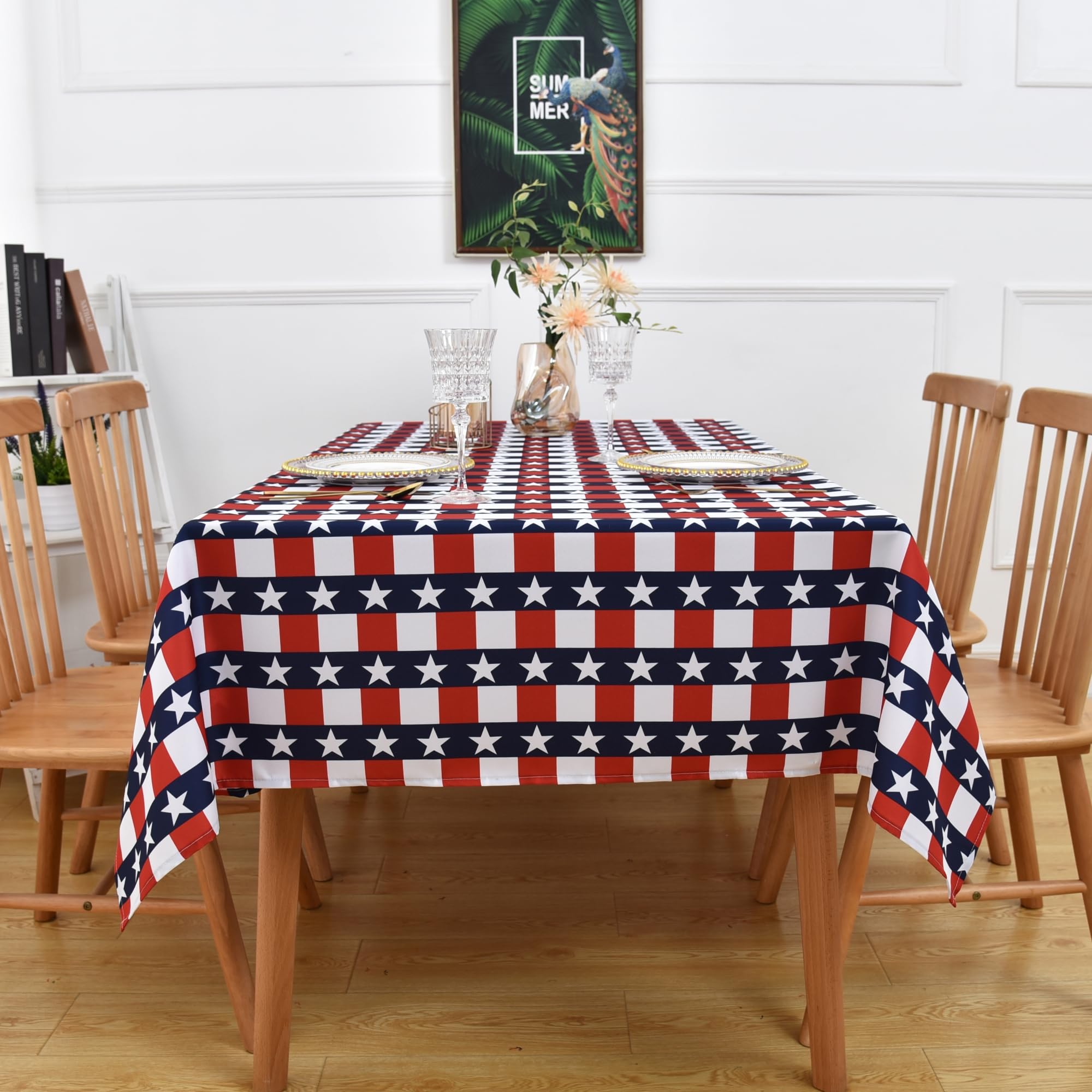 Classic 4th of July Tablecloth Fabric