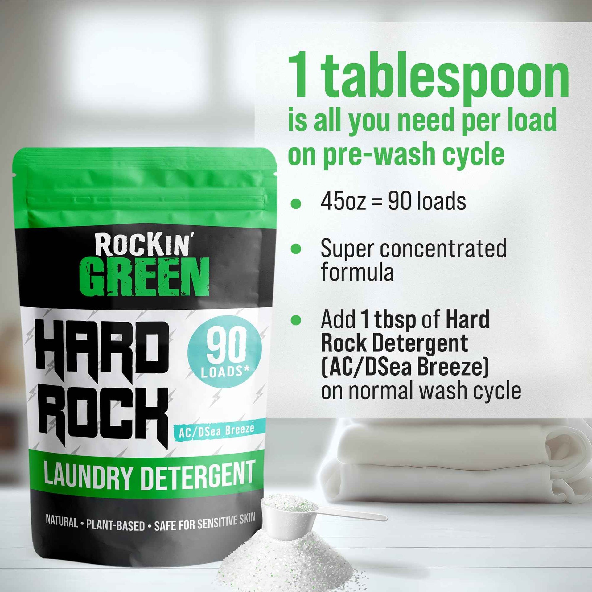 Hard Water Laundry Detergent (45 Ounce)