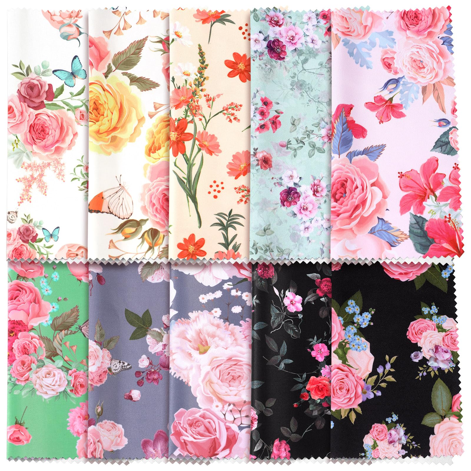 20 Pcs Microfiber Cleaning Cloth Elegant Flower Design Microfiber Cloth Soft Multicolor Glasses Cleaner for Eyeglasses Camera Lens Cell Phone Screens Glasses