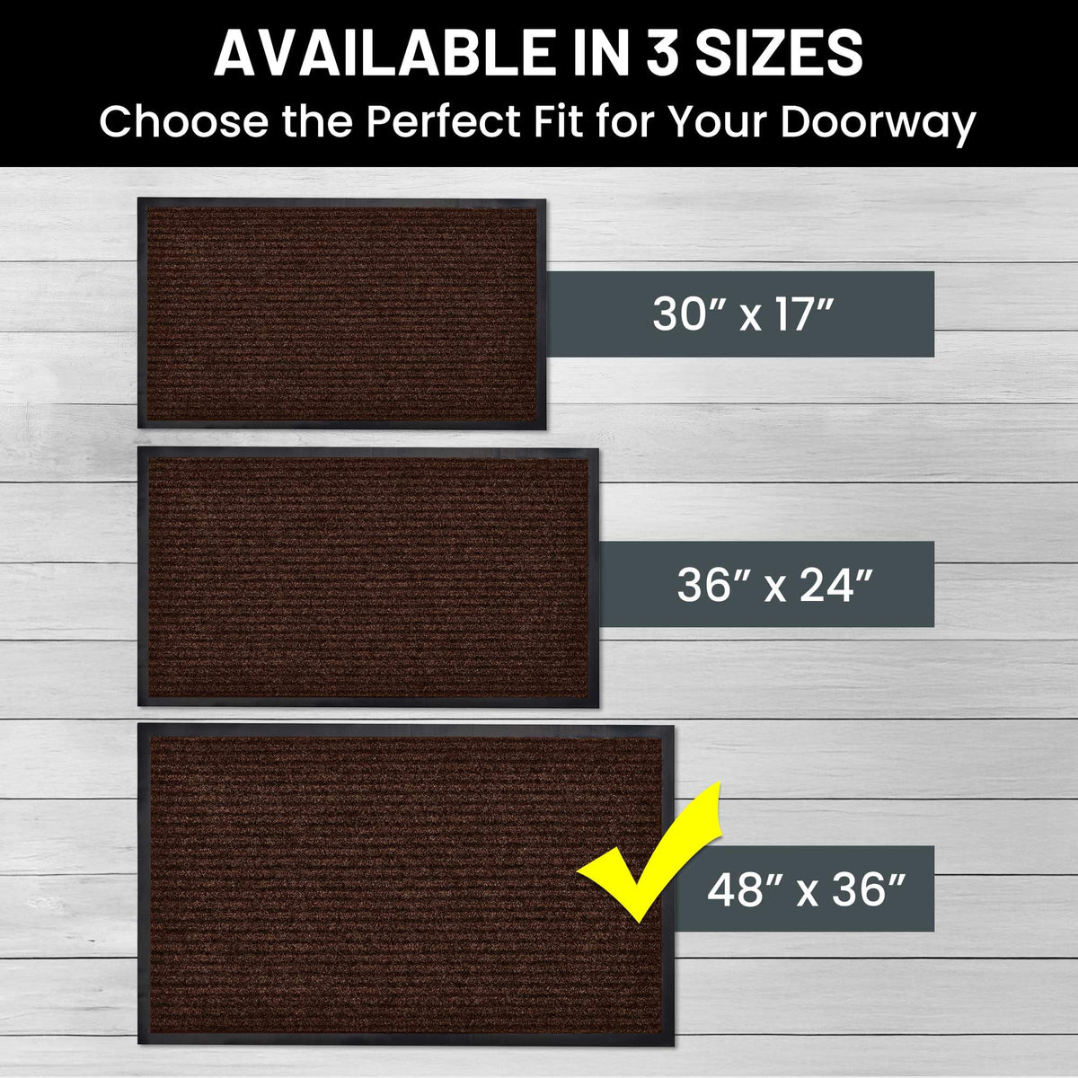 Front Door Mat (2 Count)