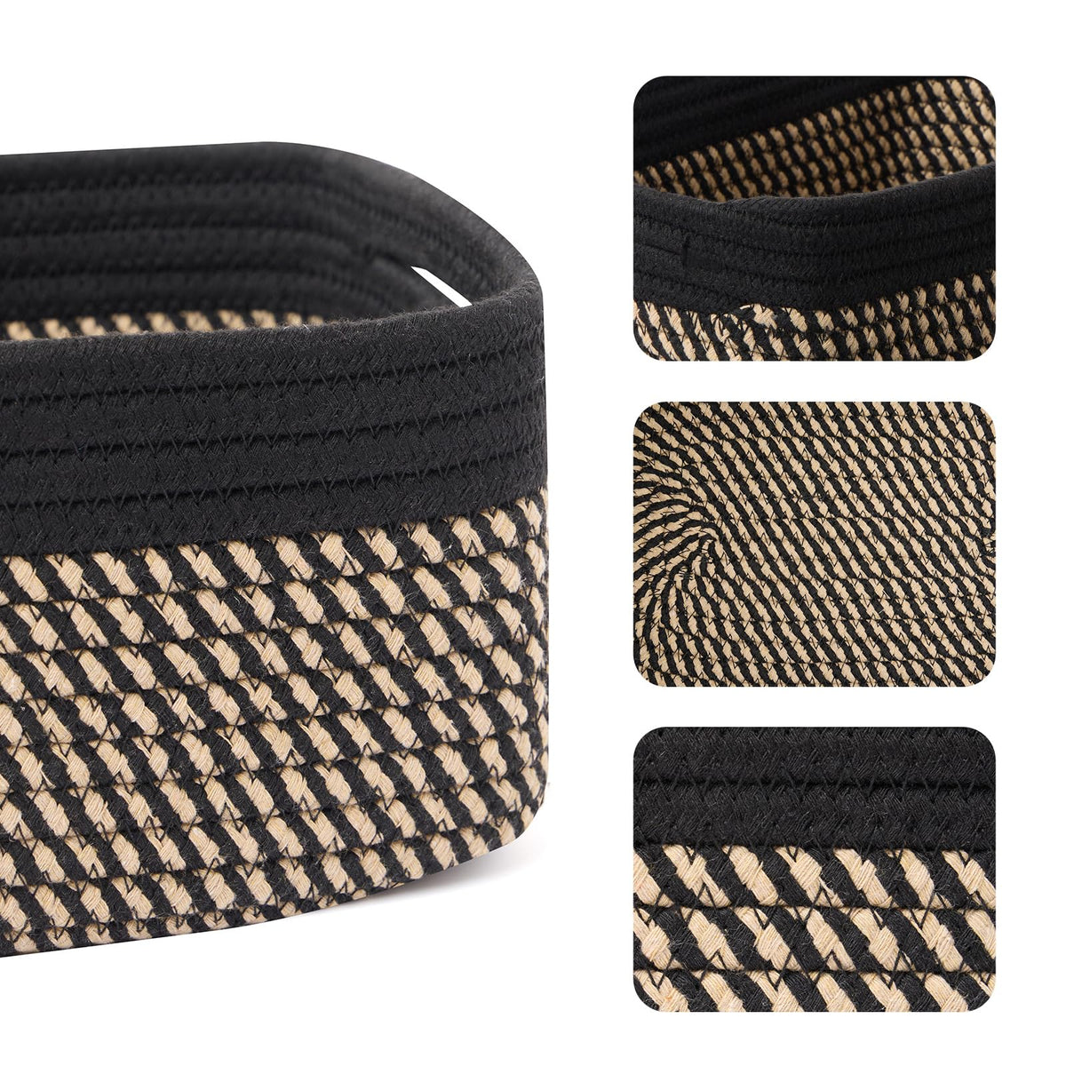 Small Storage Baskets for Organizing (4 Count)