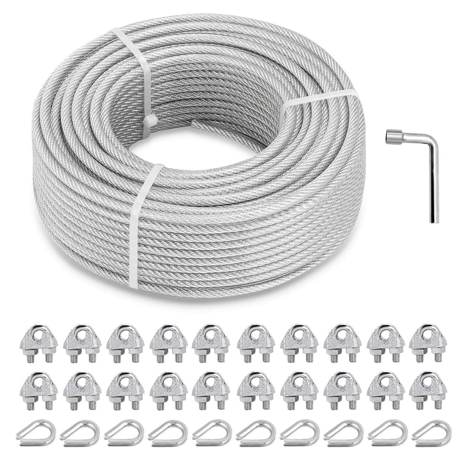 3 16" Wire Rope Clips Kit