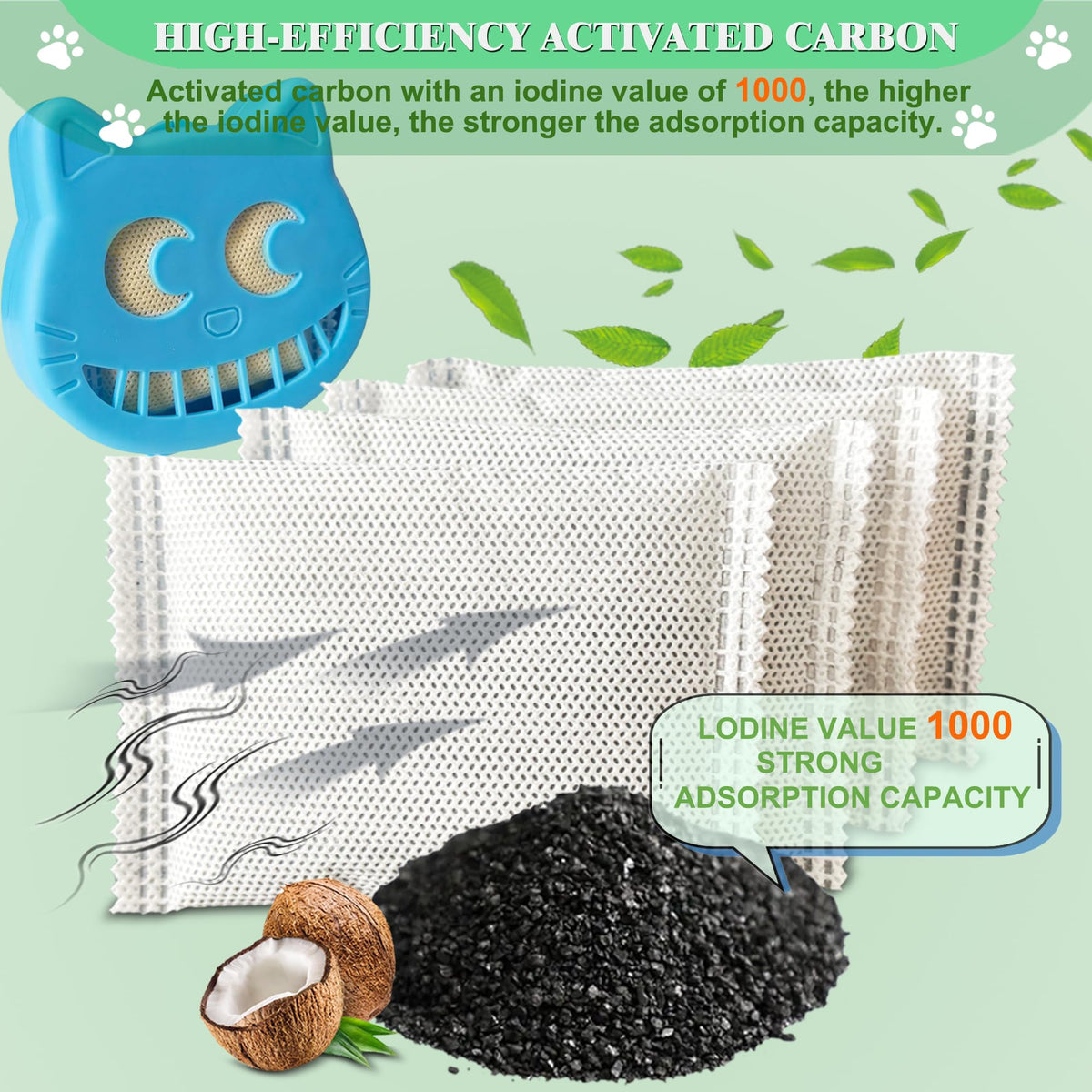 Unscented Cat Litter Box Deodorizer for Fumoi Automatic Litter Box