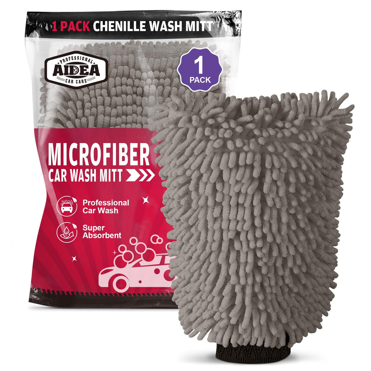 Car Wash Mitt Microfiber