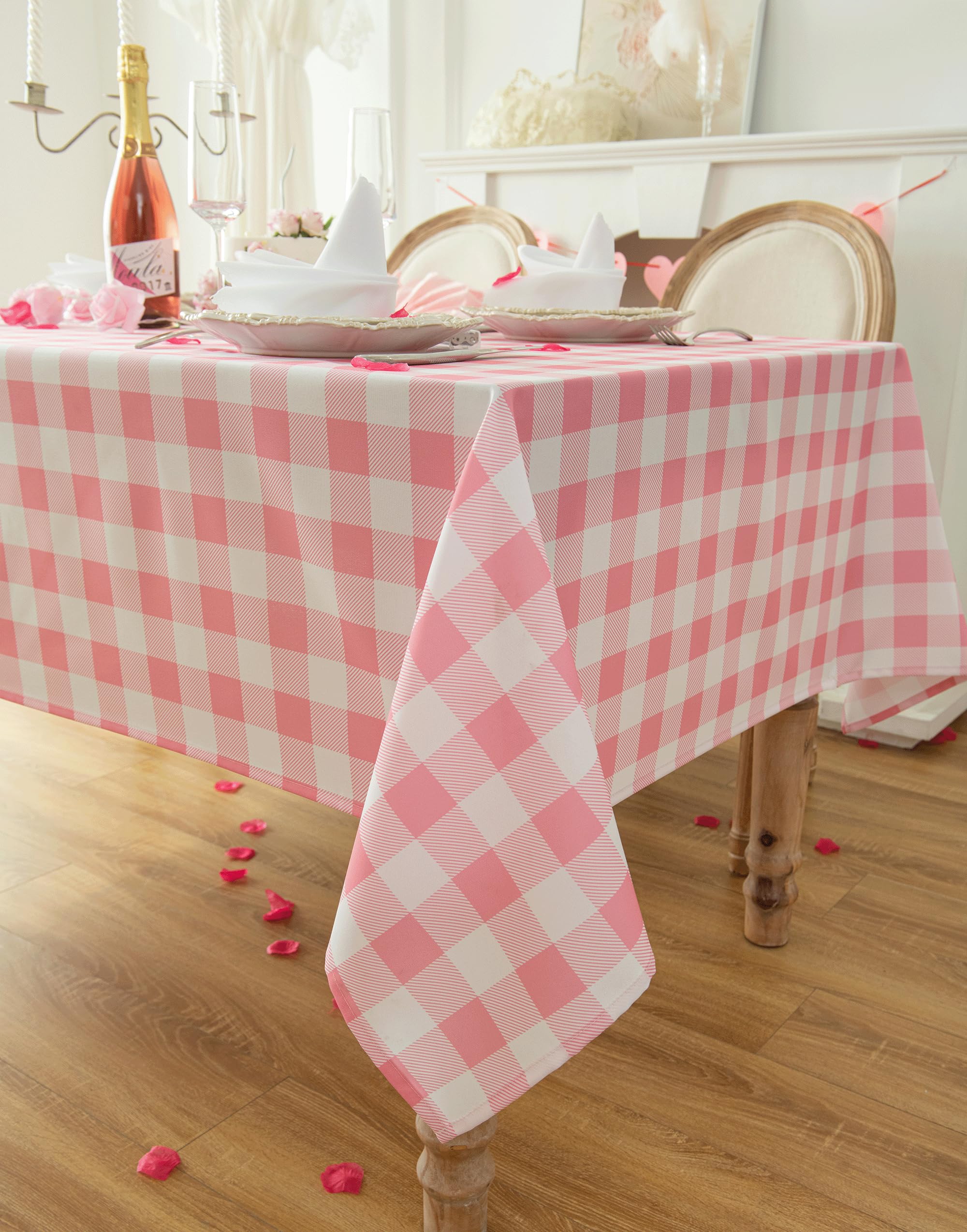 Classic Gingham Buffalo Tablecloth Fabric