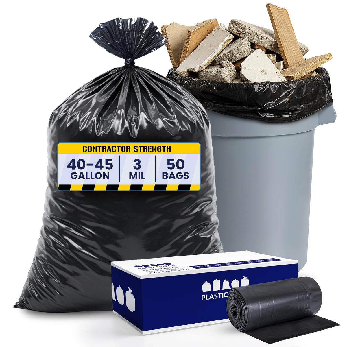 Contractor Trash Bags 40 (50 Count)